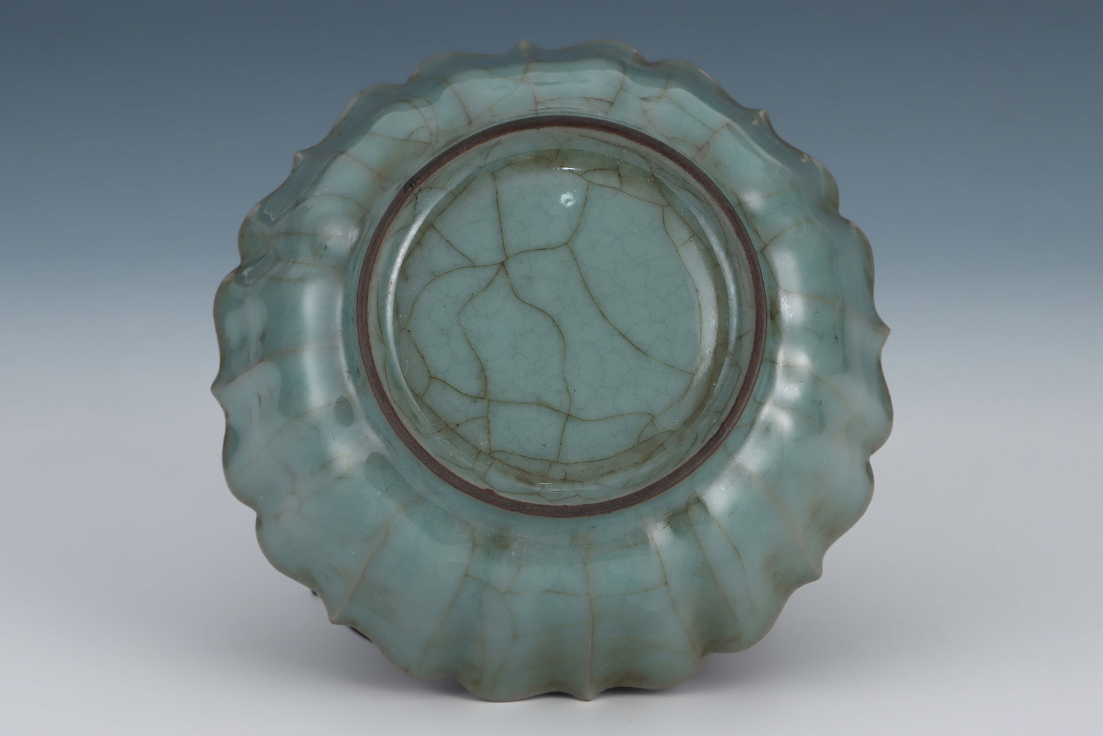 A Guan Ware Celadon Washer - 9