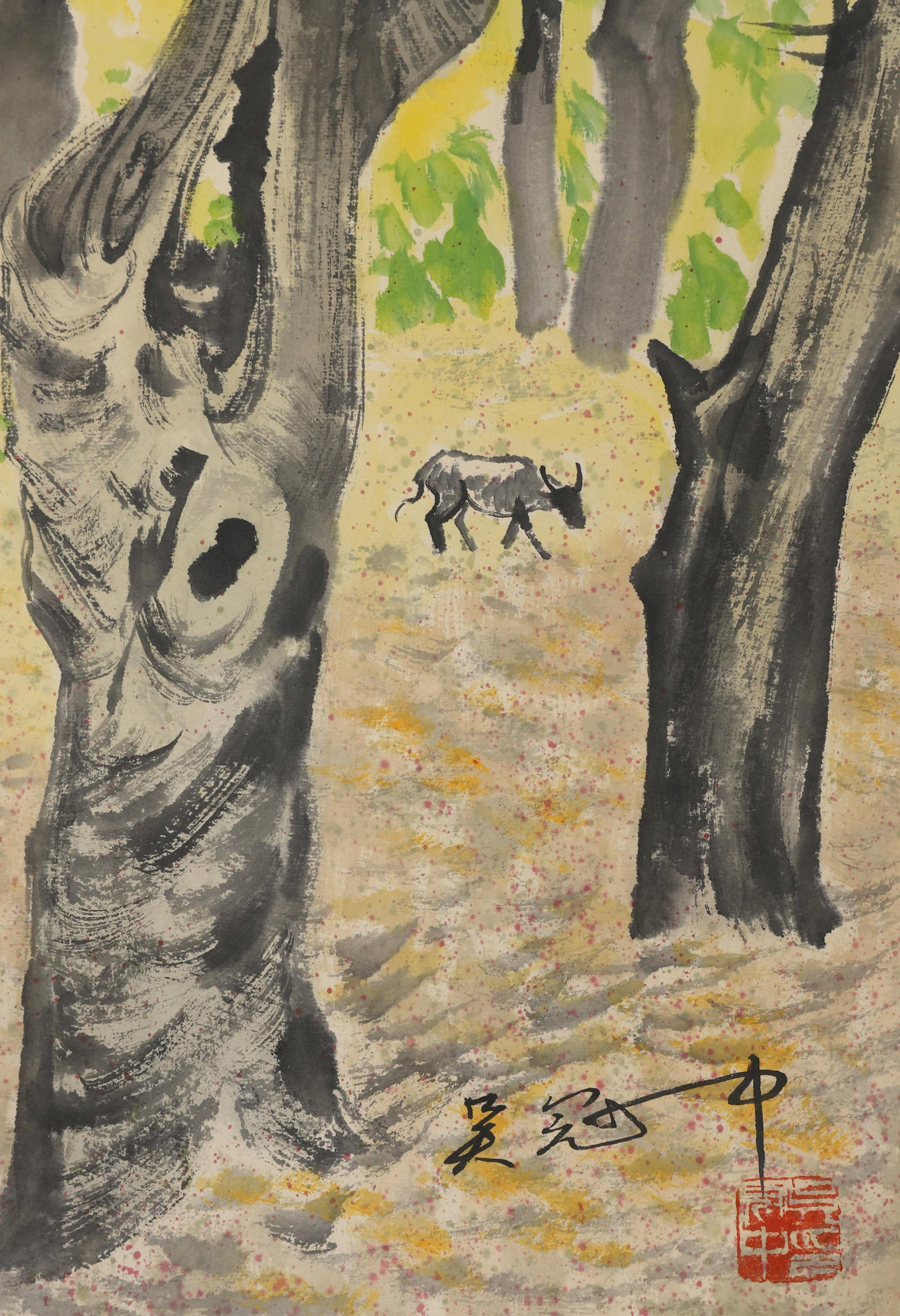 A Hanging Scroll Depicting Forest - 3