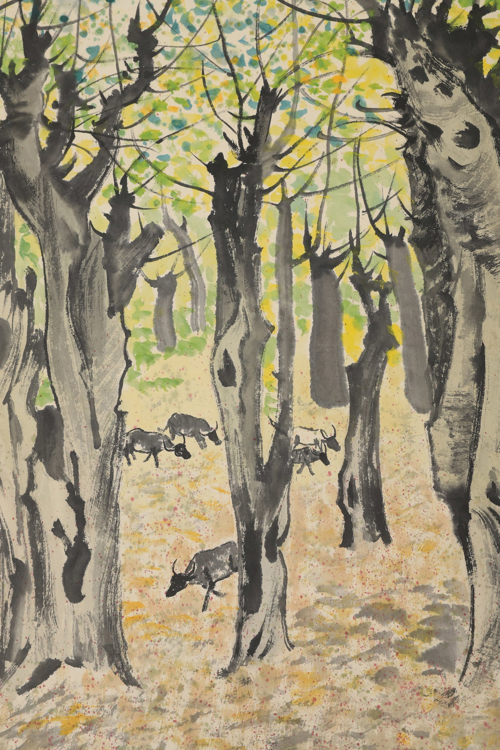 A Hanging Scroll Depicting Forest - 4