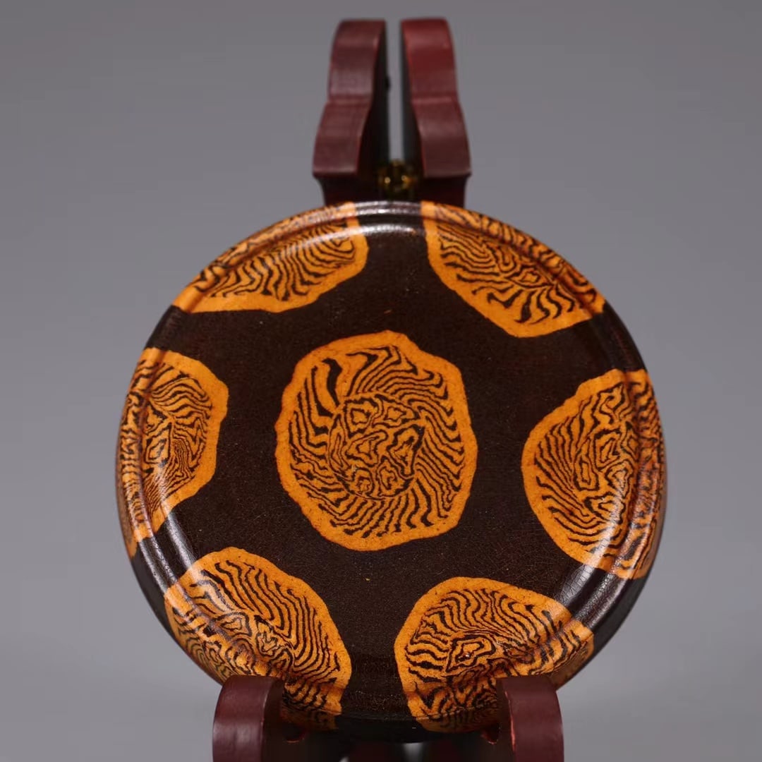 A Round Glazed Box - 6