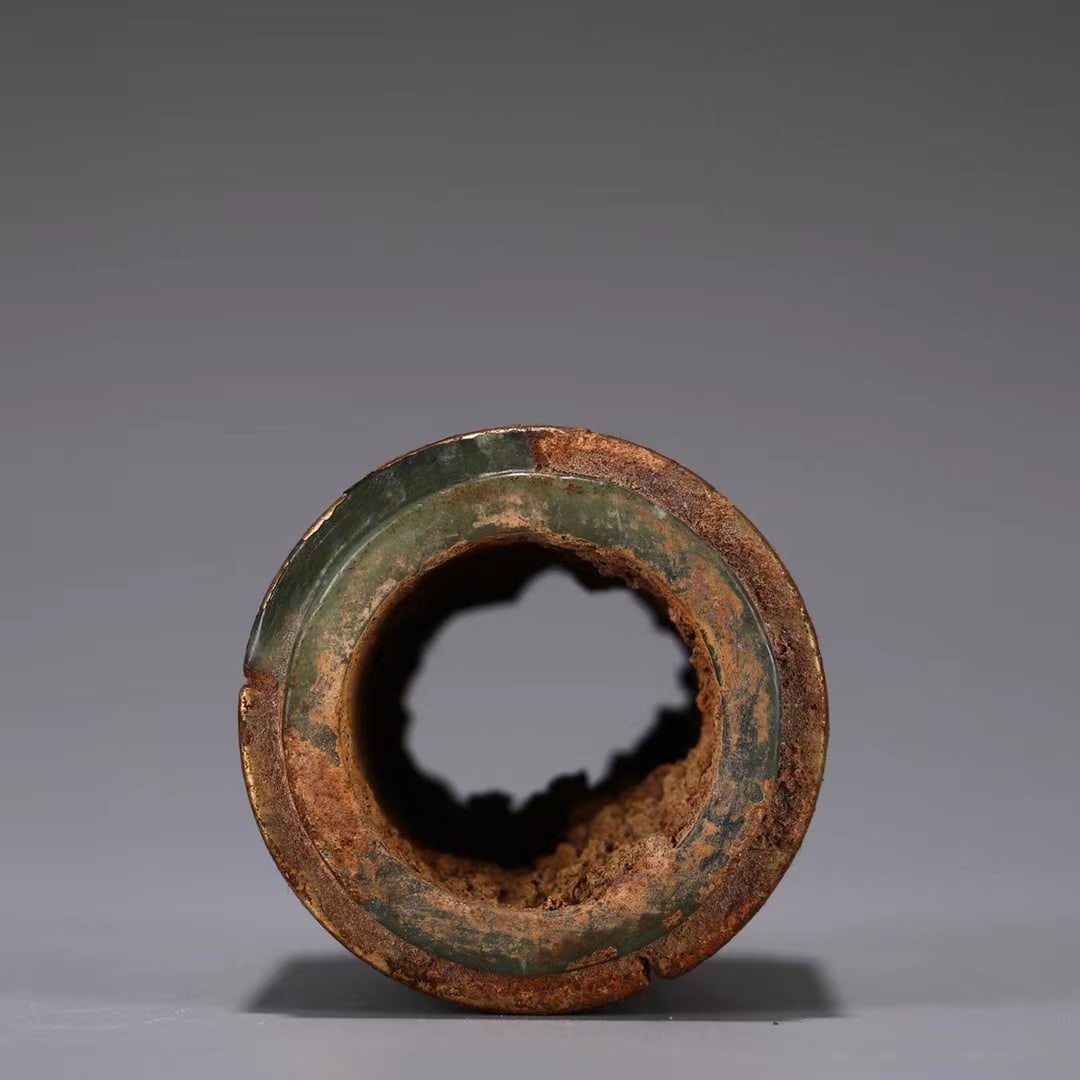 A Hetian Jade Cong  - 5