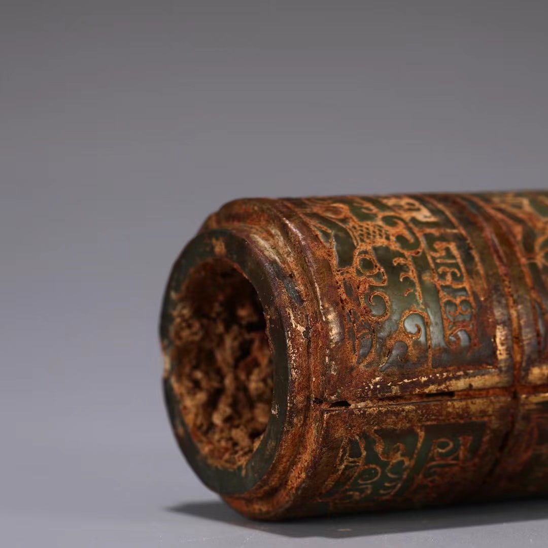 A Hetian Jade Cong  - 6