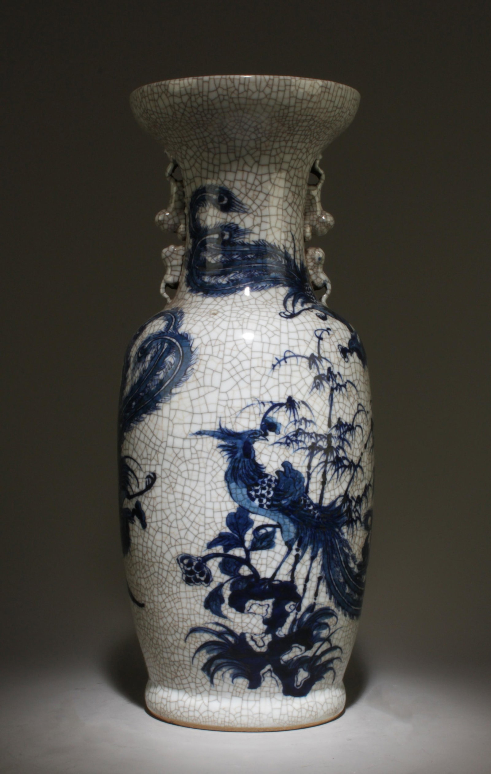 Chinese Crackleware Porcelain Vase (1 of 2)
