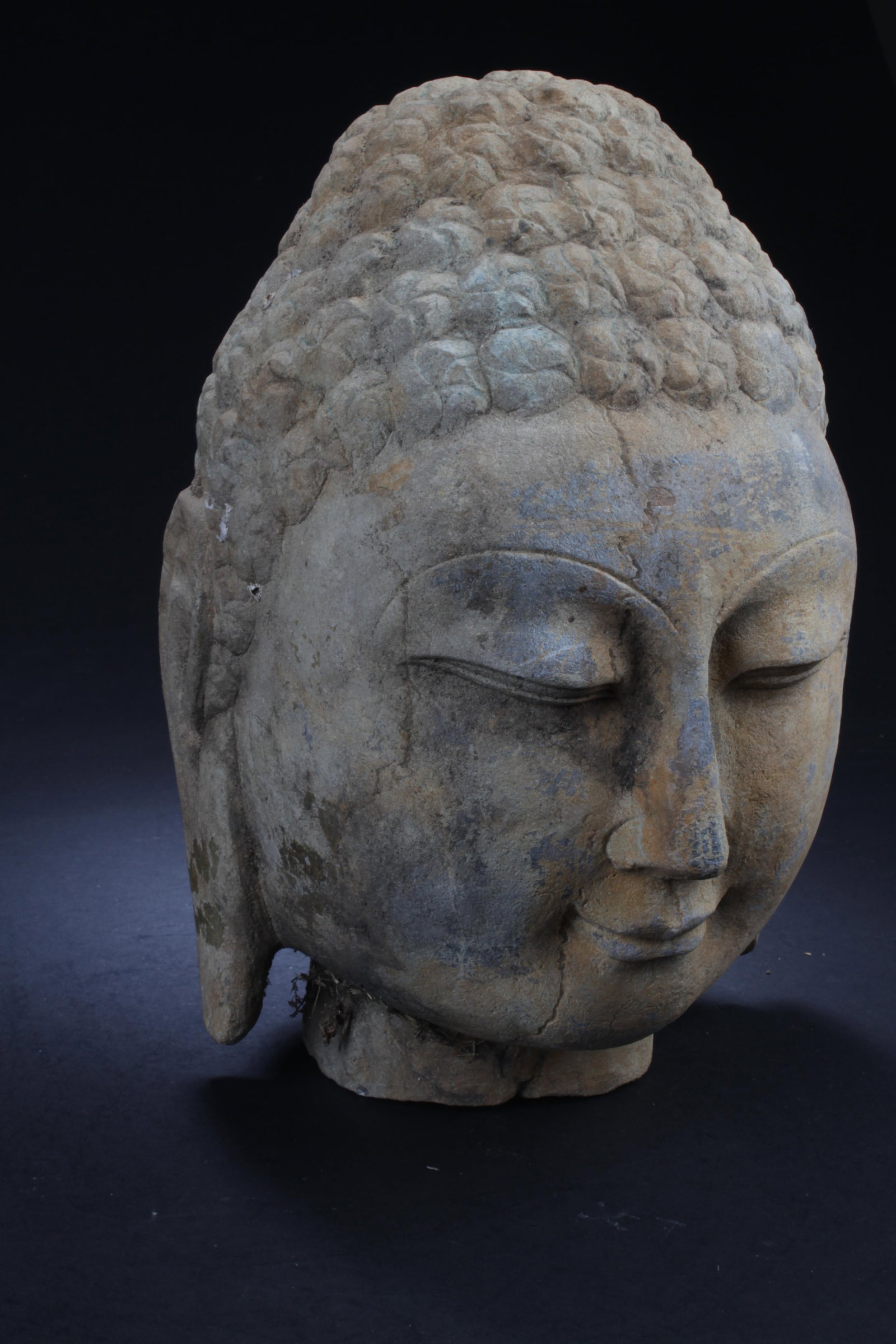 A Stone Buddha Head - 2