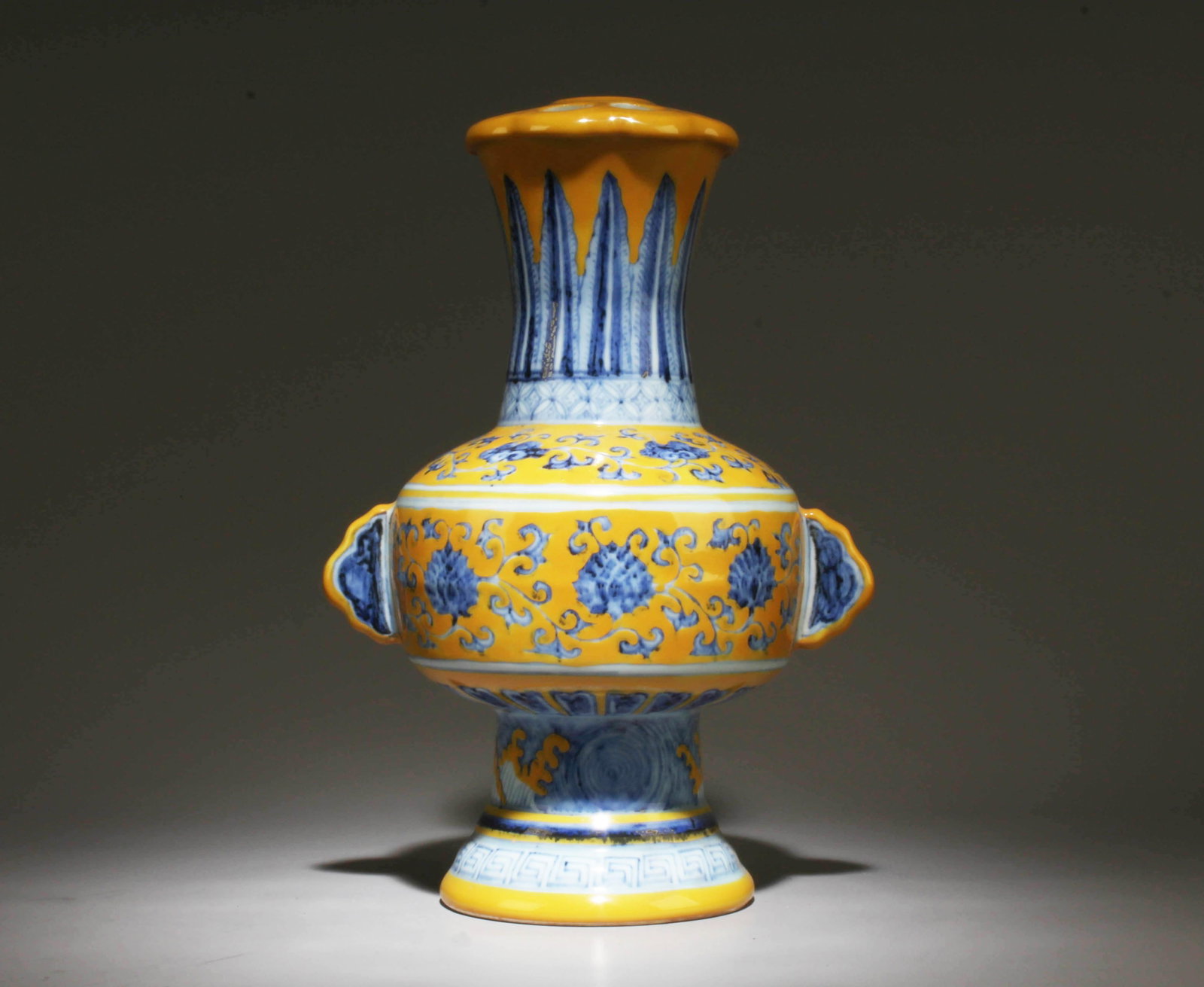 A Blue and Yellow Vase (1 of 5)
