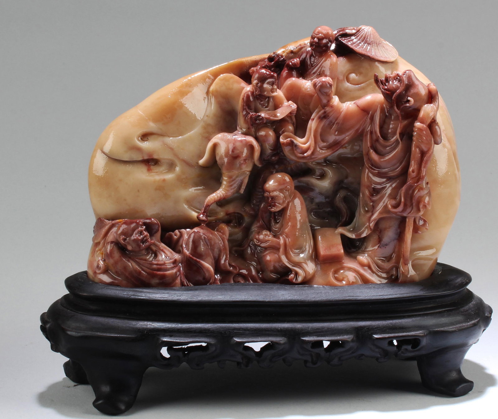 Antique Chinese Soapstone Ornament (1 of 3)