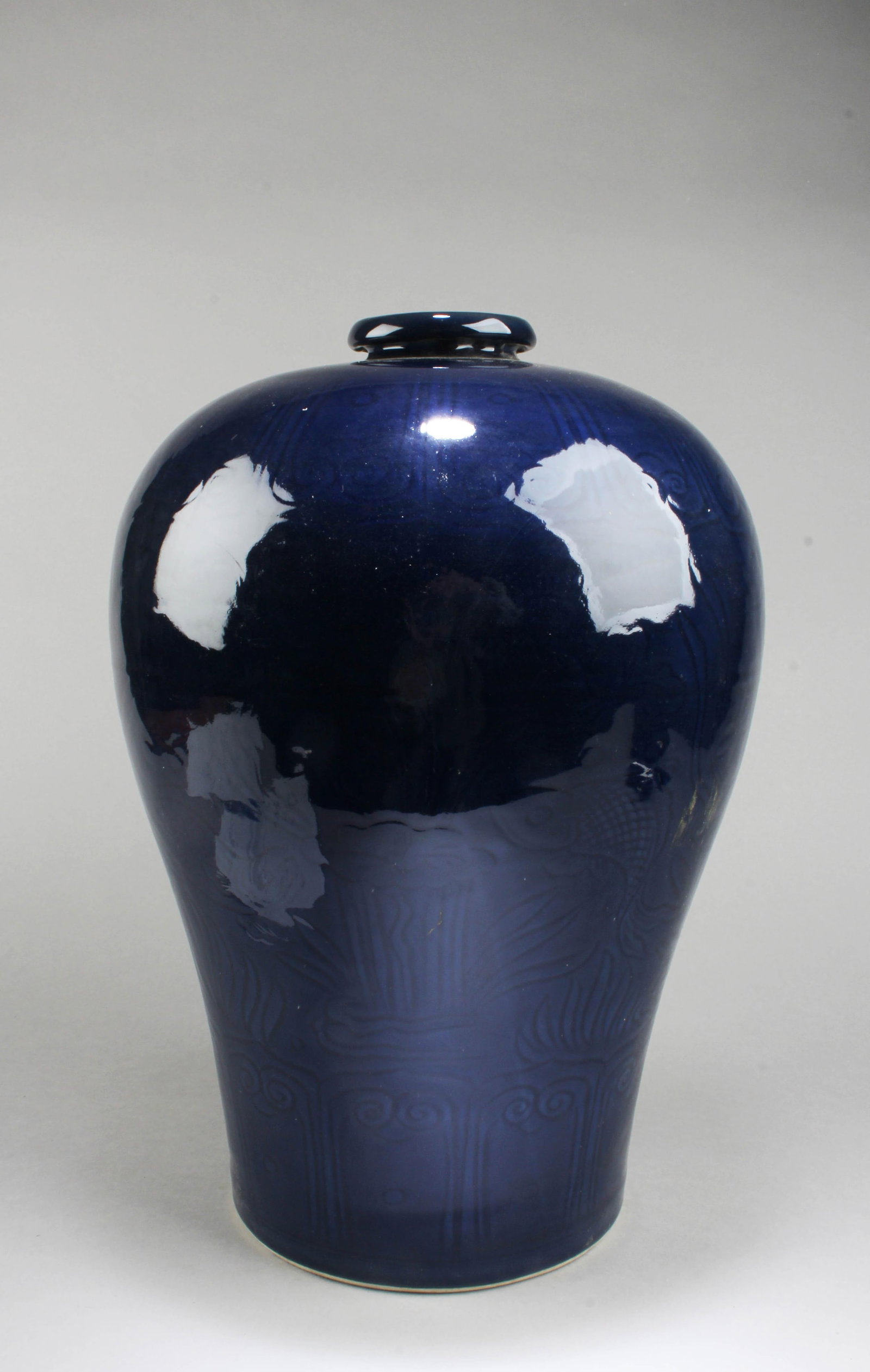 Chinese Blue Color Porcelain Vase (1 of 5)