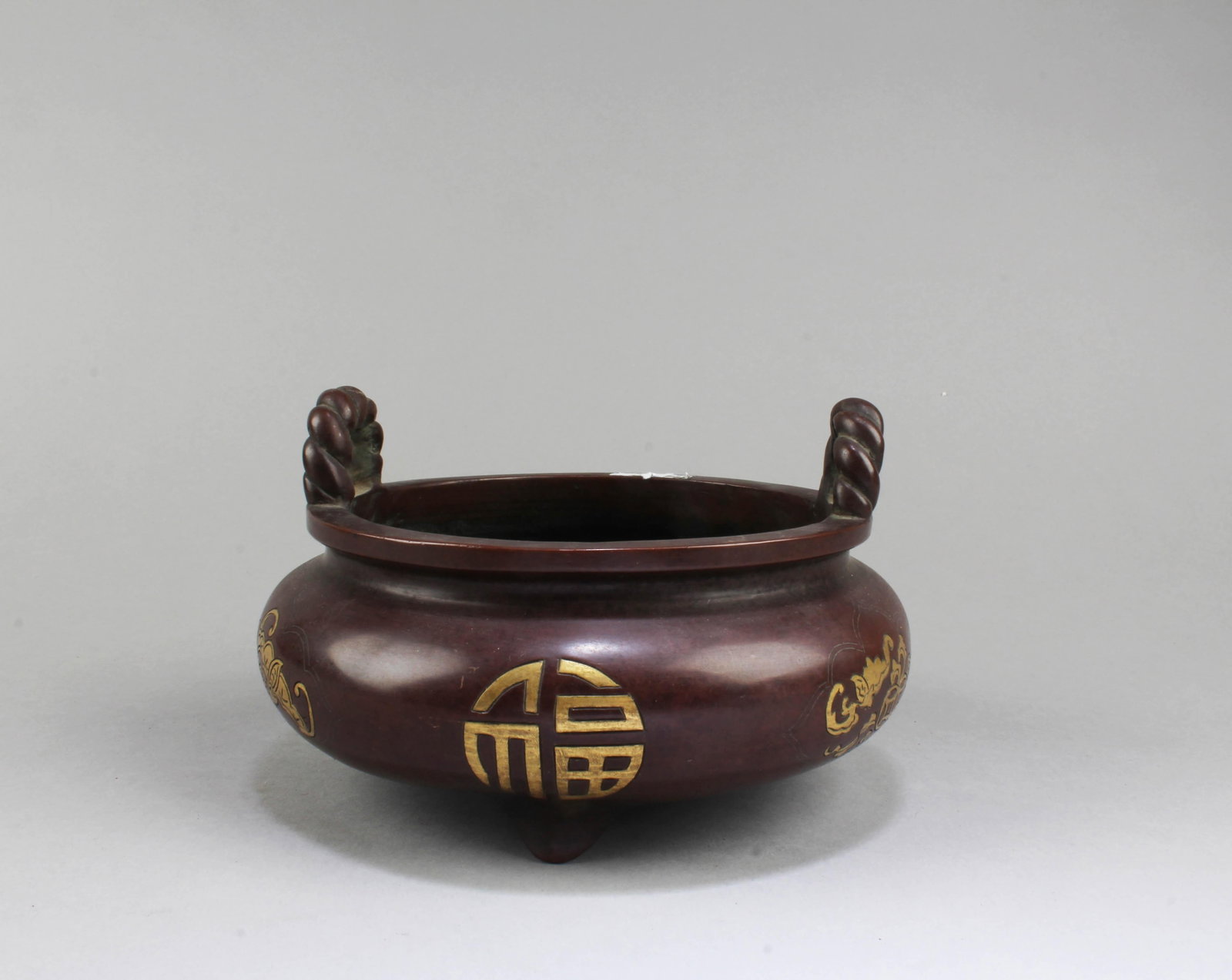 Chinese Bronze Tripod Censer (1 of 5)