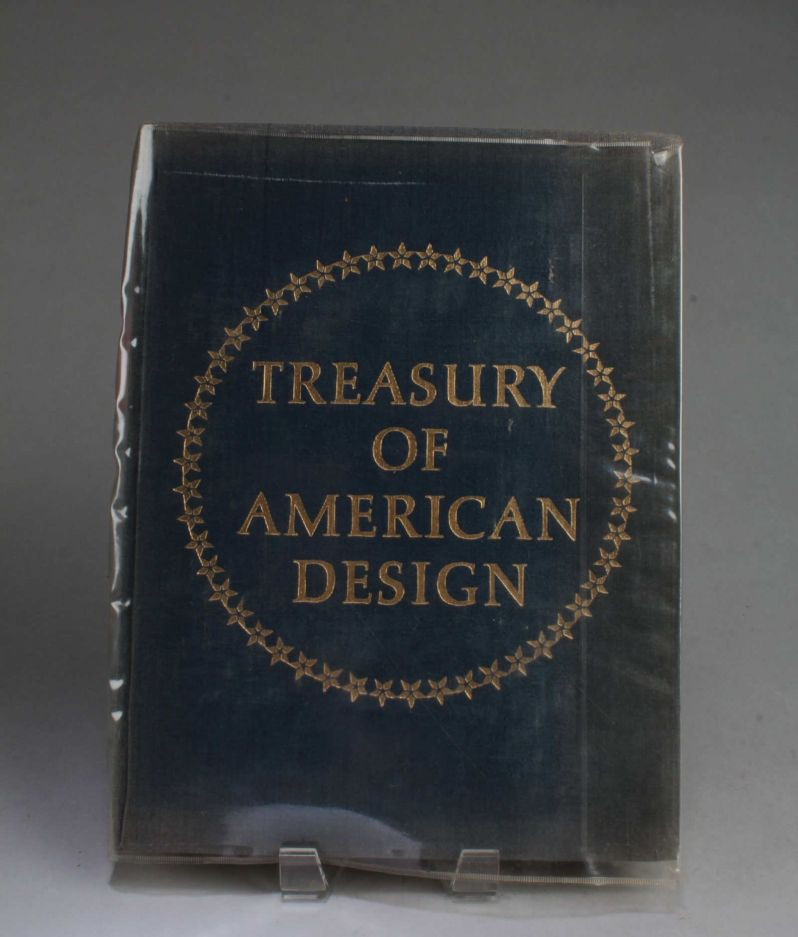 A Book Titled 'Treasury of American Design': A Book Titled 'Treasury of American Design'. Height: 12"