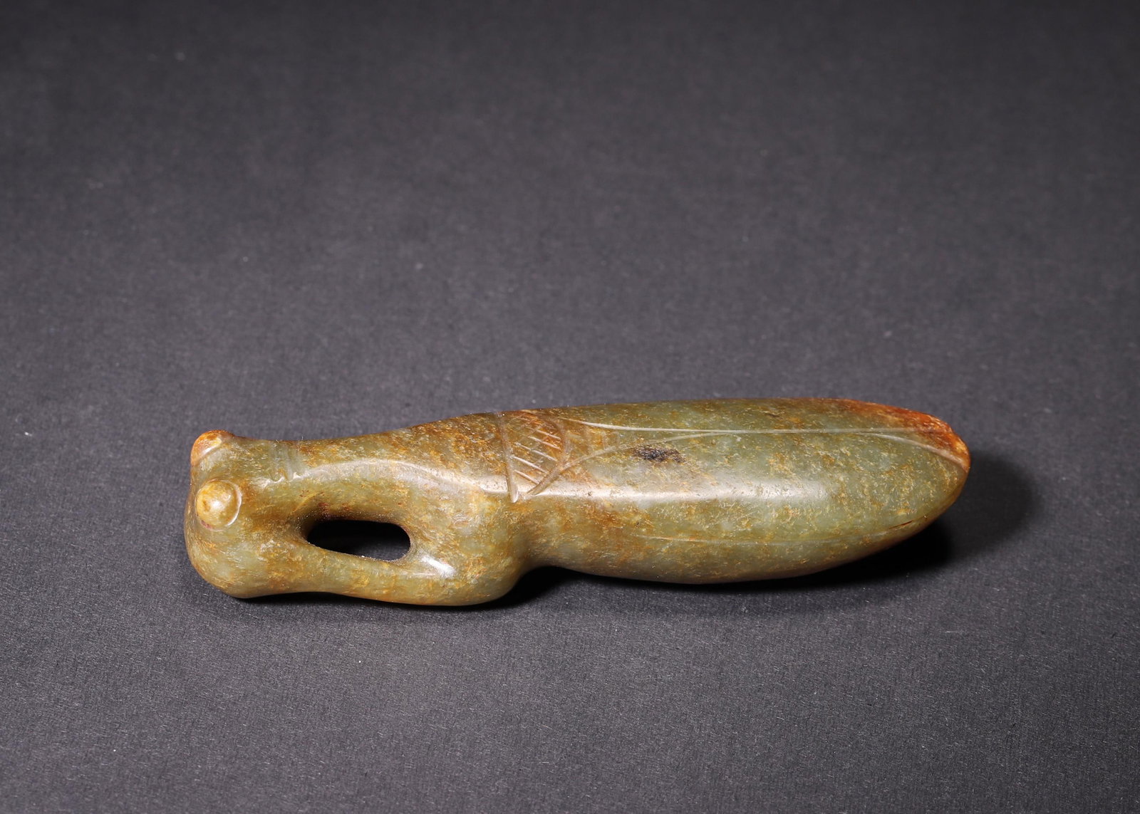 A Jade Mantis Pendant, Han Dynasty (1 of 6)