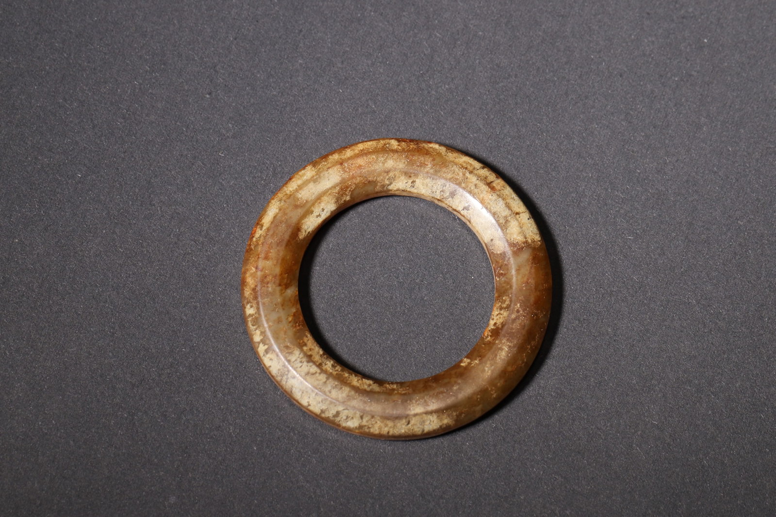 A Jade Ring with String Pattern, Warring States Period (1 of 6)