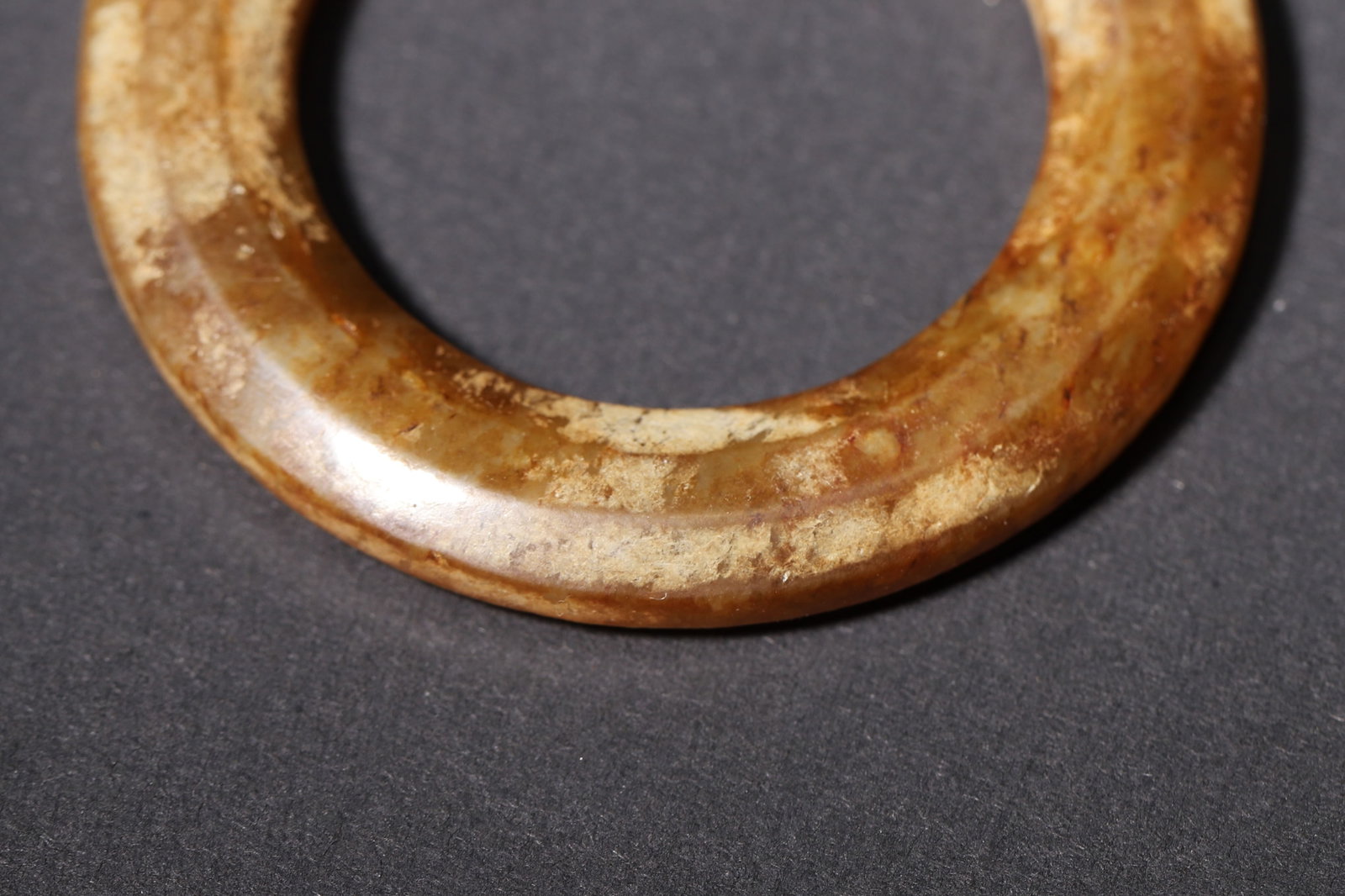 A Jade Ring with String Pattern, Warring States Period - 4