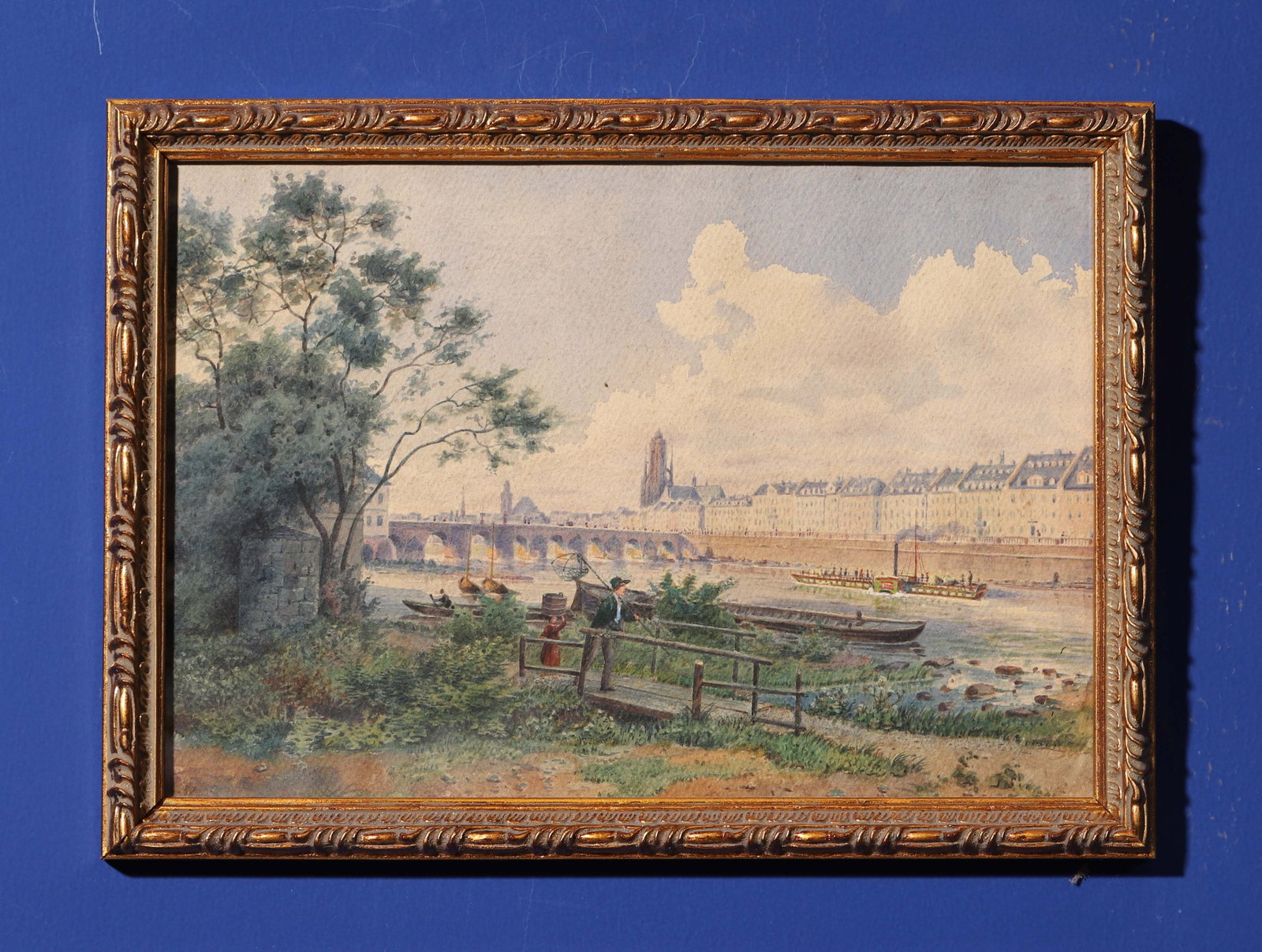 19TH-CENTURY GERMAN WATERCOLOUR FRANKFURT IMPERIAL CATHEDRAL (KAISERDOM ST. BARTHOLOMAUS) (1 of 8)