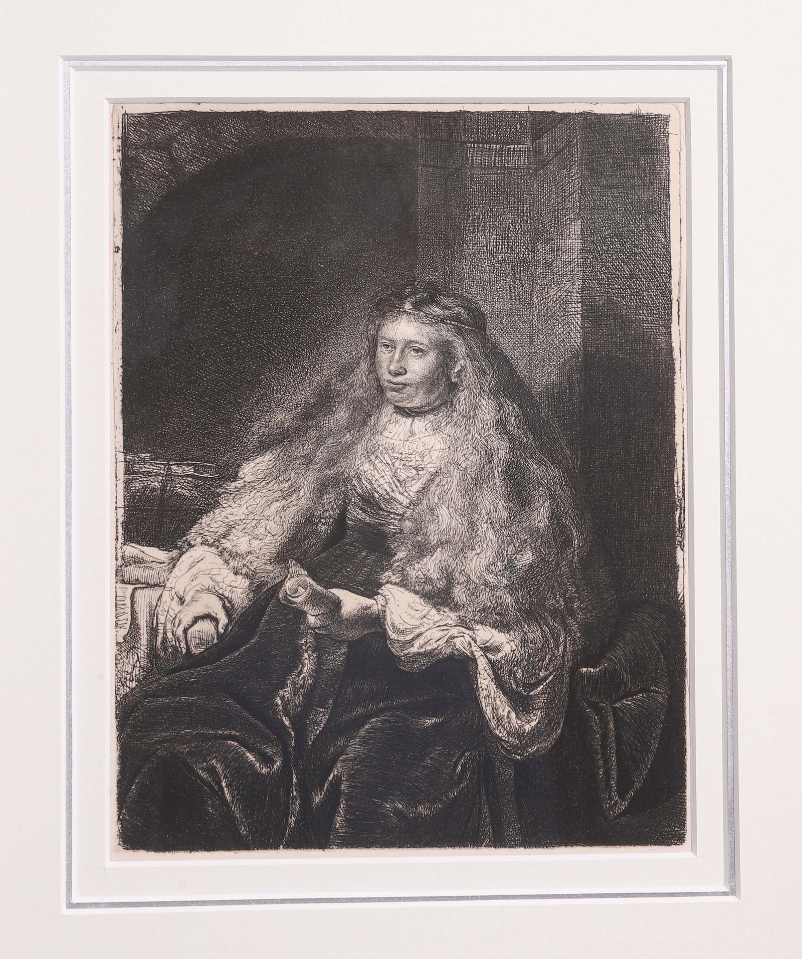 THE BRIDE, LATE 19TH CENTURY ETCHING - 2
