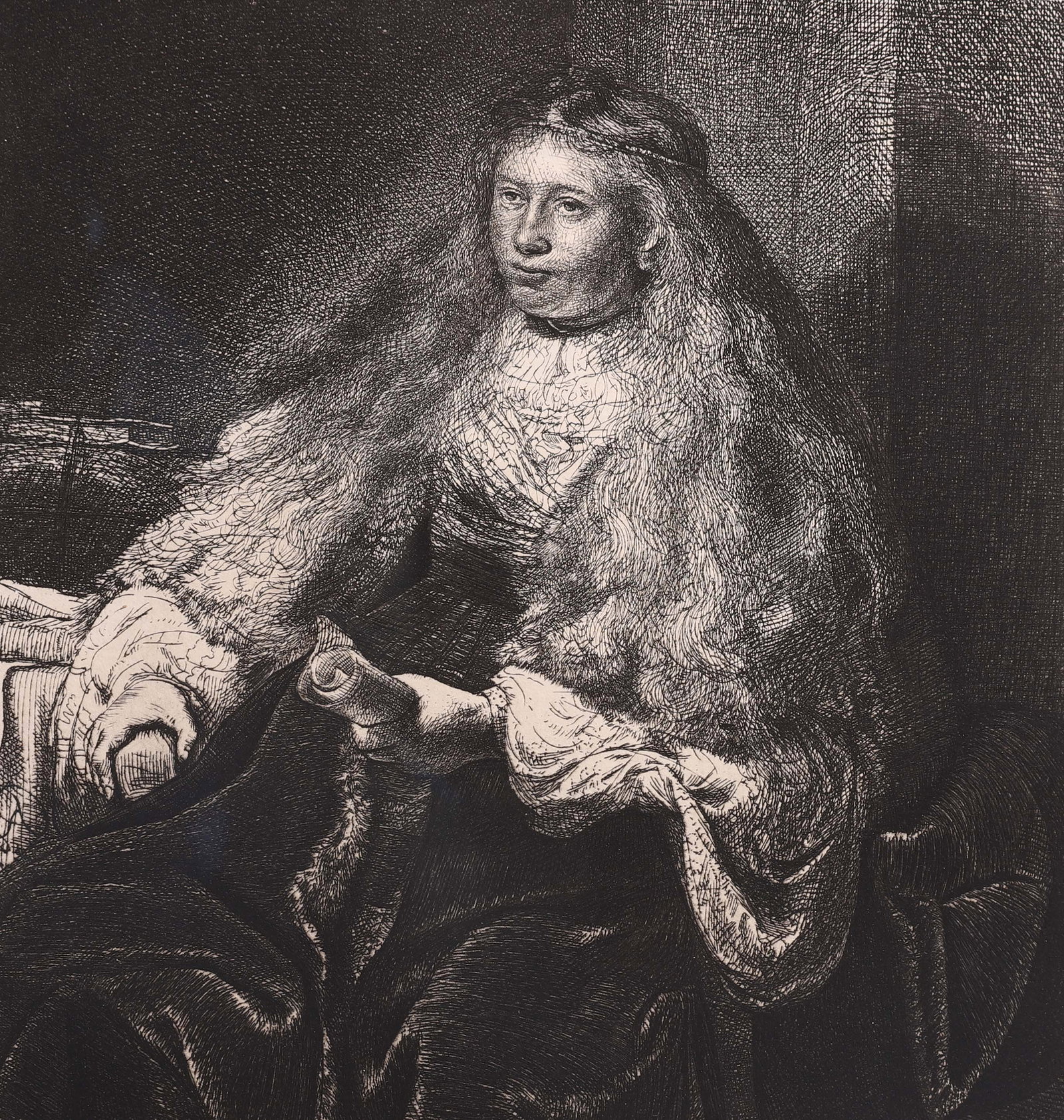 THE BRIDE, LATE 19TH CENTURY ETCHING - 4