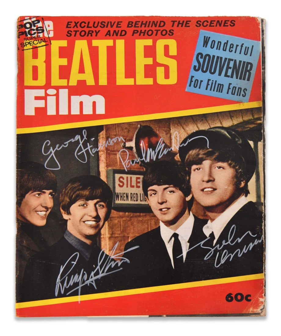 The Beatles, Signed The Beatles Film Souvenir Magazine (1 of 3)