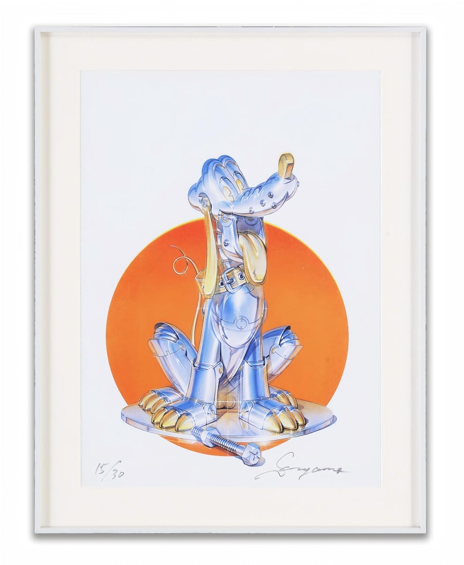 Sorayama Hajime(B.1942),OFFSET LITHOGRAPH: SORAYAMA HAJIME(B.1942),OFFSET LITHOGRAPH Dimensions: Image Size (frame not included): 19 1/4 x 13 3/4 in (48.9 x 35 cm) Provenance and Authenticity: His Collectible Has Undergone Rigorous Authenticat