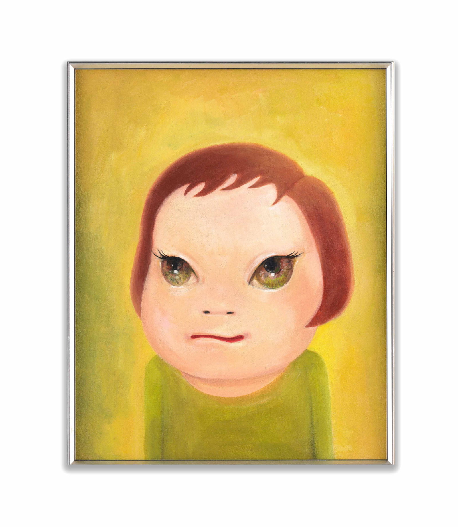 Yoshitomo Nara (1959- ), Attributed to, Acrylic on Canvas: YOSHITOMO NARA (1959- ), ATTRIBUTED TO, ACRYLIC ON CANVAS Dimensions: Image size: 81 x 65 cm. All measured values are appro x imate. Outer frame size: 83 x 67 cm. All measured values are appro x