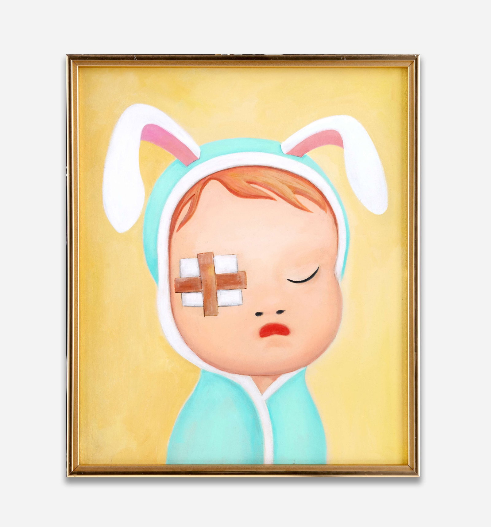 Yoshitomo Nara (1959- ), Attributed to, Acrylic on Canvas: YOSHITOMO NARA (1959- ), ATTRIBUTED TO, ACRYLIC ON CANVAS Dimensions: Image size: 73 x 60.8 cm. All measured values are appro x imate. Provenance and Authenticity: This painting is presented in the