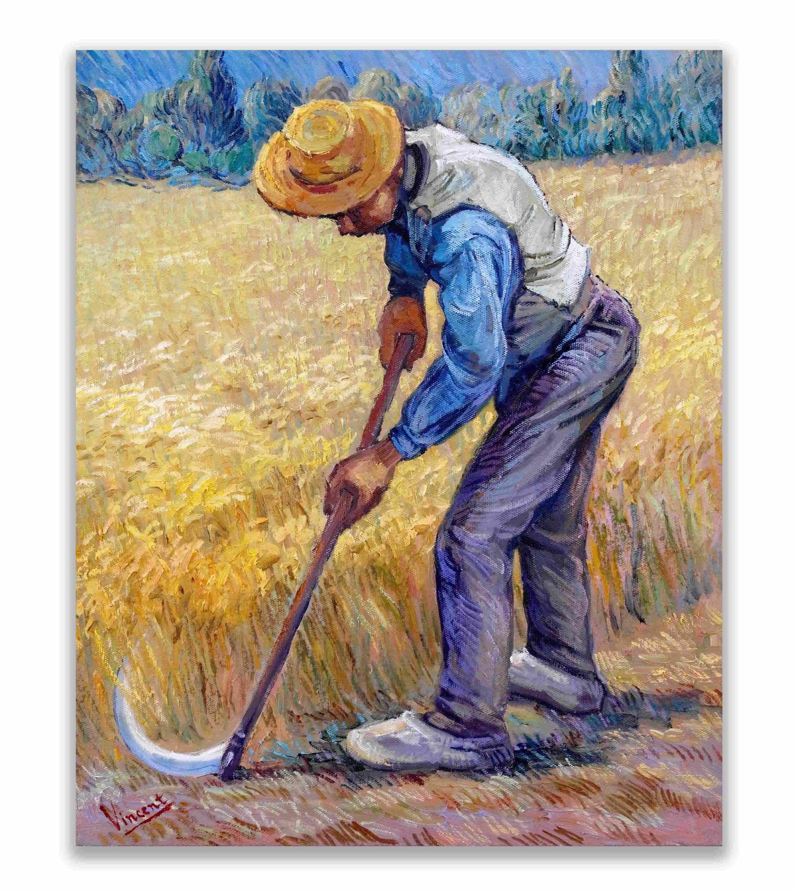 Vincent van Gogh (1853-1890), Attributed to, Oil on Canvas: VINCENT VAN GOGH (1853-1890), ATTRIBUTED TO, OIL ON CANVAS Dimensions: Image size: 58.5 x 47.5 cm. All measured values are appro x imate. Provenance and Authenticity: This painting is presented in the