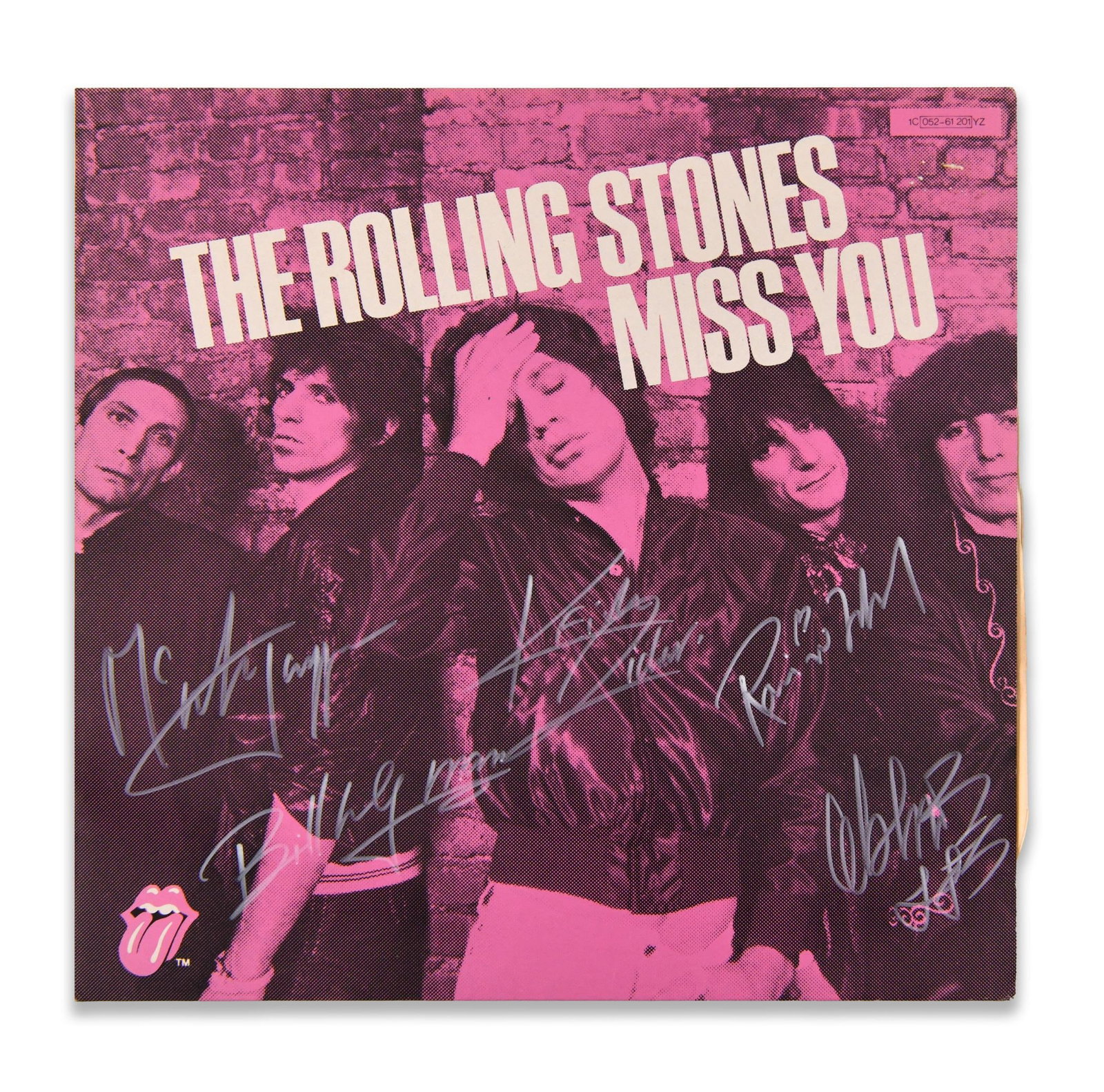 THE ROLLING STONES - Multi-Signed Miss You (Rolling Stones Records, 1978 Single Sleeve) (1 of 5)