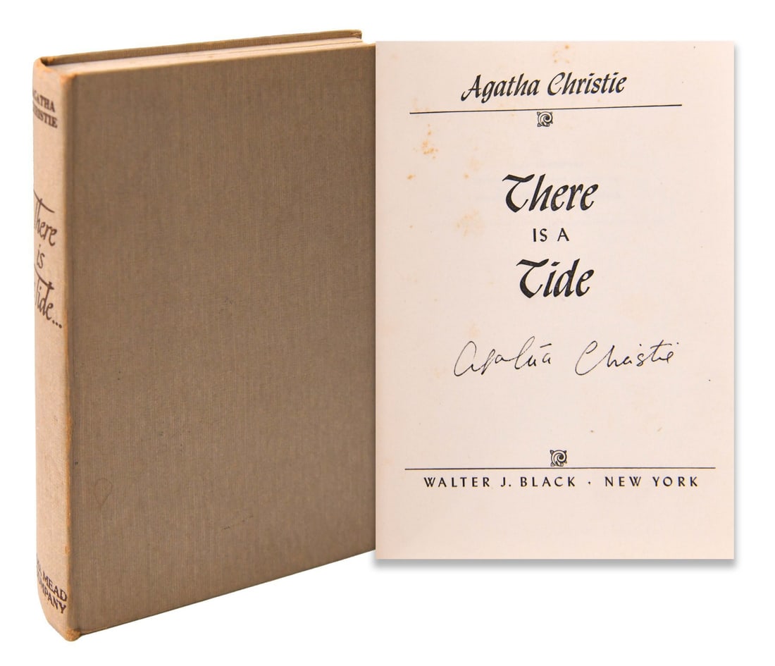 Agatha Christie (1890-1976), Signed There Is a Tide (1 of 4)