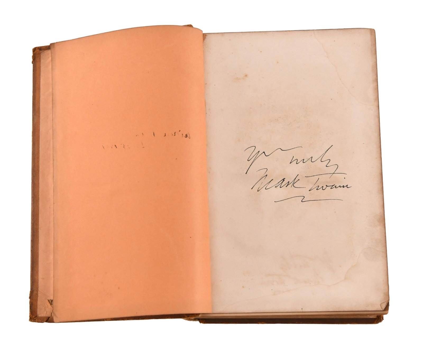 Mark Twain - Signed A Tramp Abroad - 2