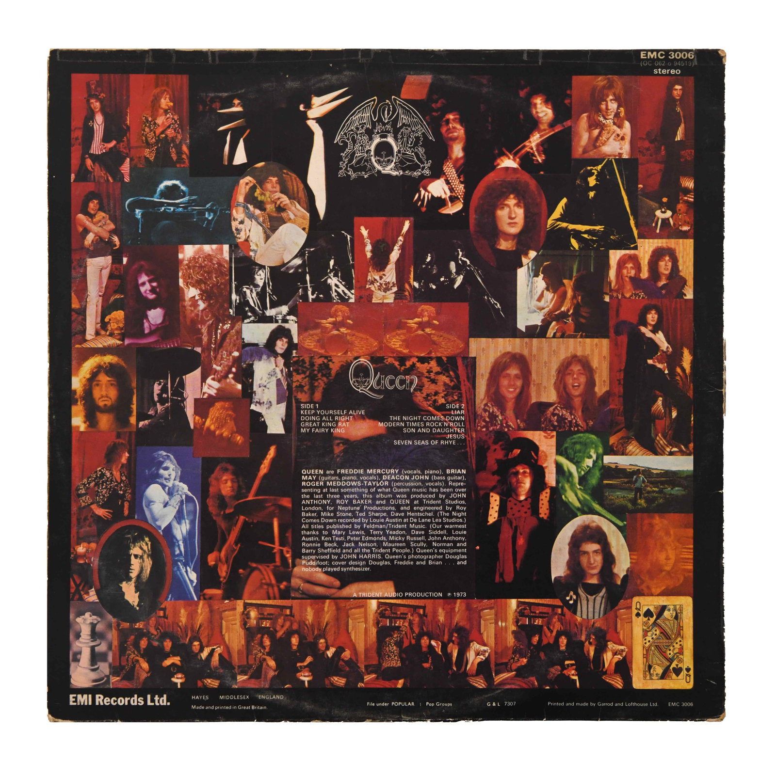 Queen - Signed Live Killers LP - 2