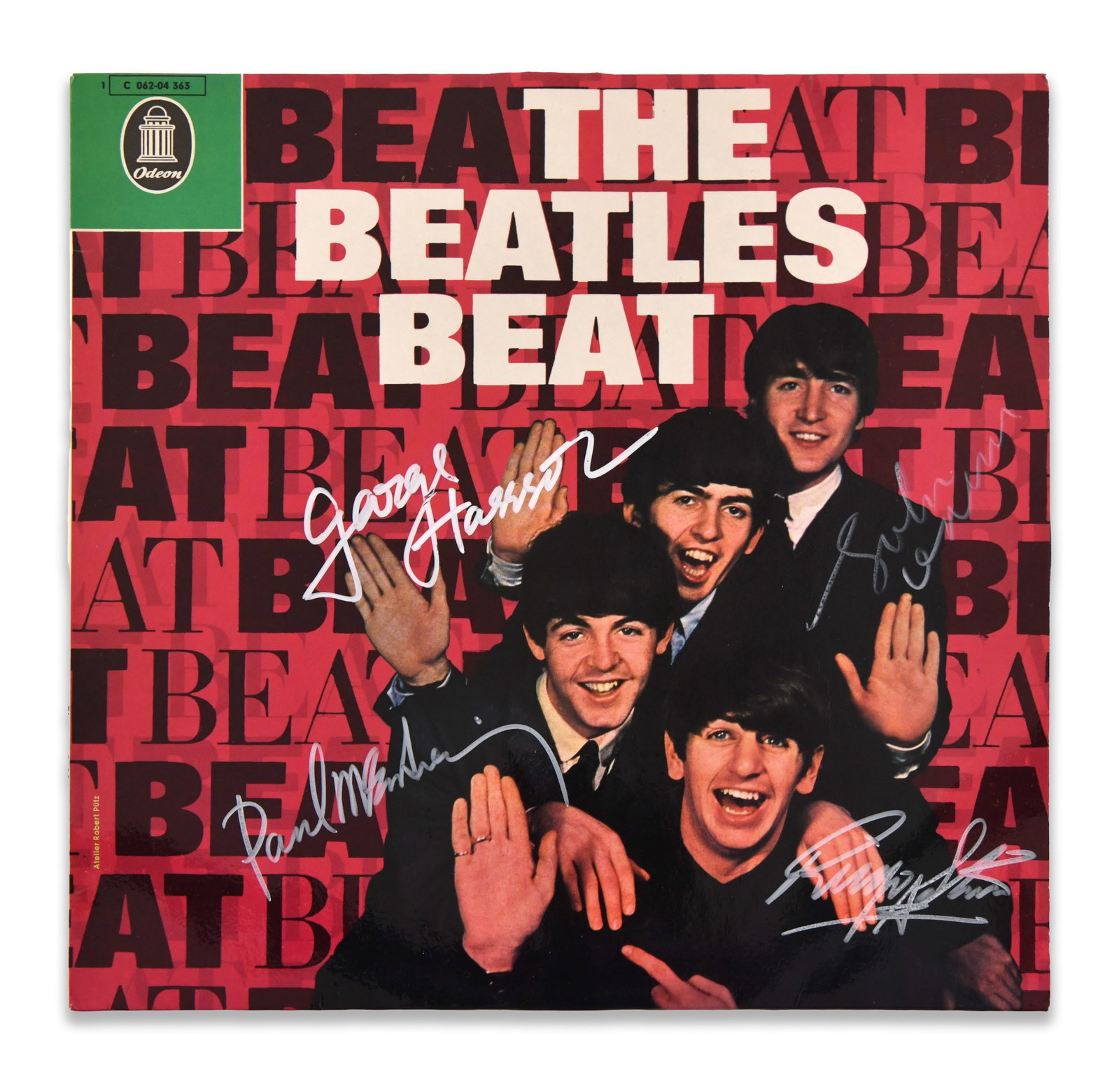The Beatles - Signed Beatles Beat LP (1 of 5)