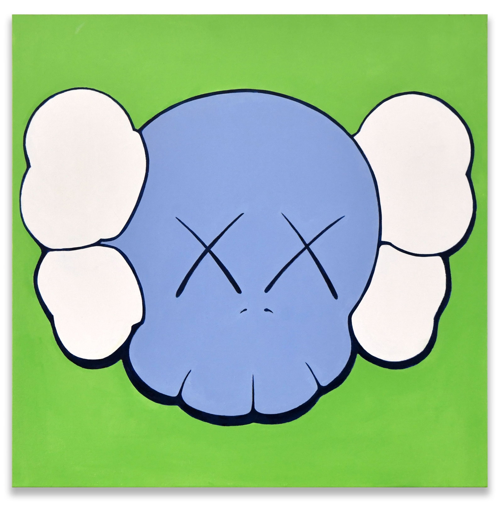 KAWS (Born 1974), Attributed to, Acrylic on Canvas (1 of 2)
