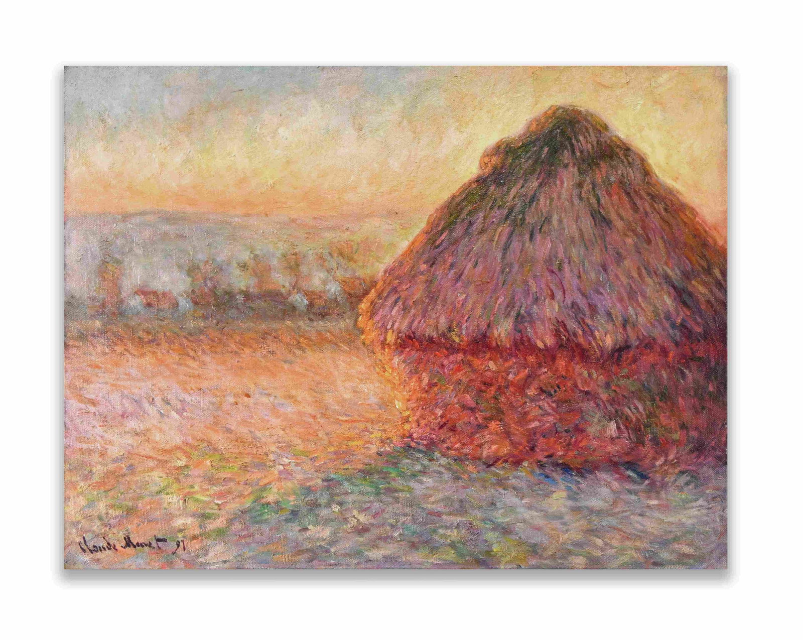 Claude Monet (1840-1926), Attributed to, Oil on Canvas: CLAUDE MONET (1840-1926), ATTRIBUTED TO, OIL ON CANVAS Dimensions: Image size: 50 x 65.3 cm. All measured values are appro x imate. Provenance and Authenticity: This painting is presented in the manne