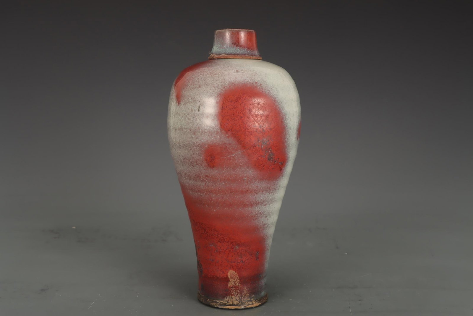 A Jun Ware Purple Splashed Meiping Vase - 5