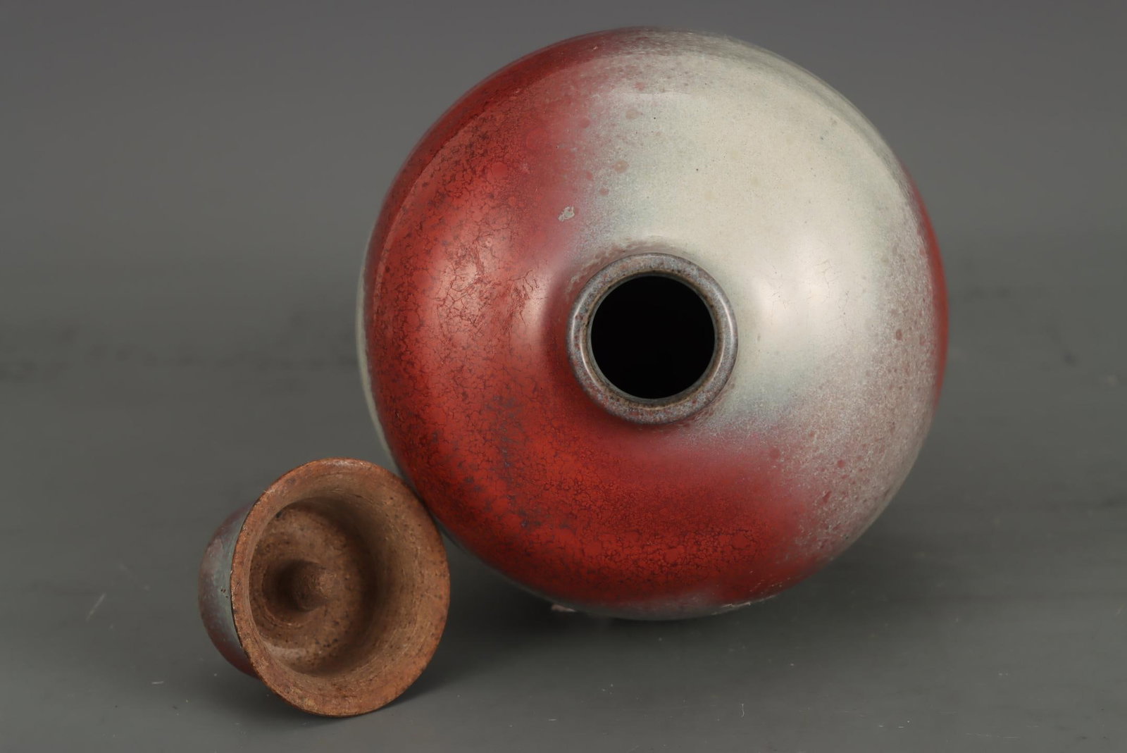 A Jun Ware Purple Splashed Meiping Vase - 8