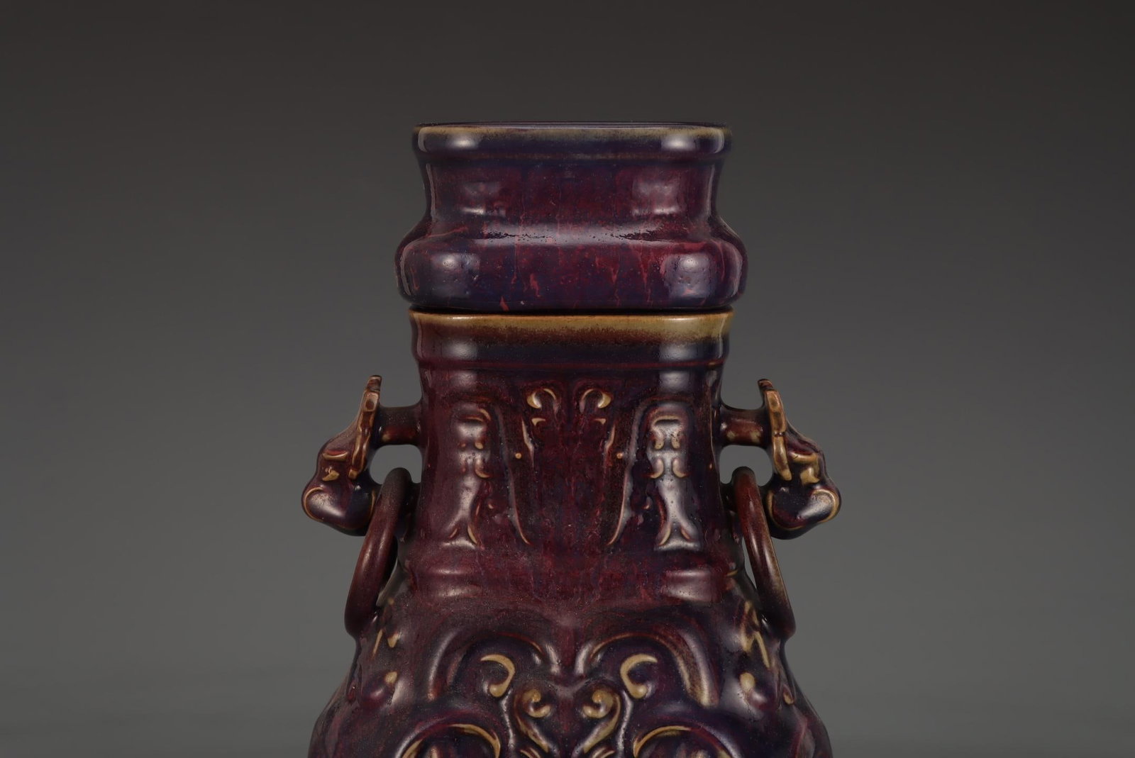 A Jun Ware Square Vessel - 3