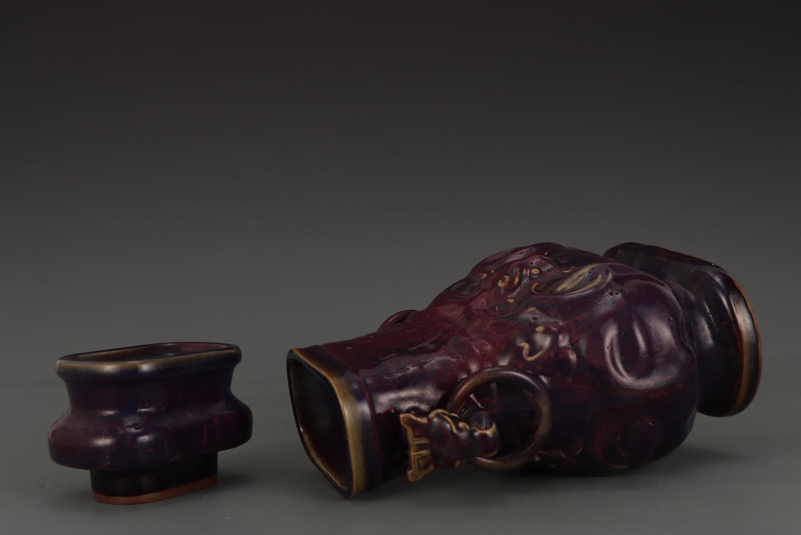 A Jun Ware Square Vessel - 6