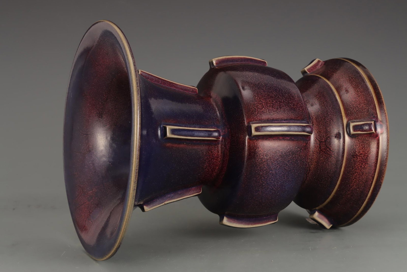A Jun Ware Zun Vessel - 6