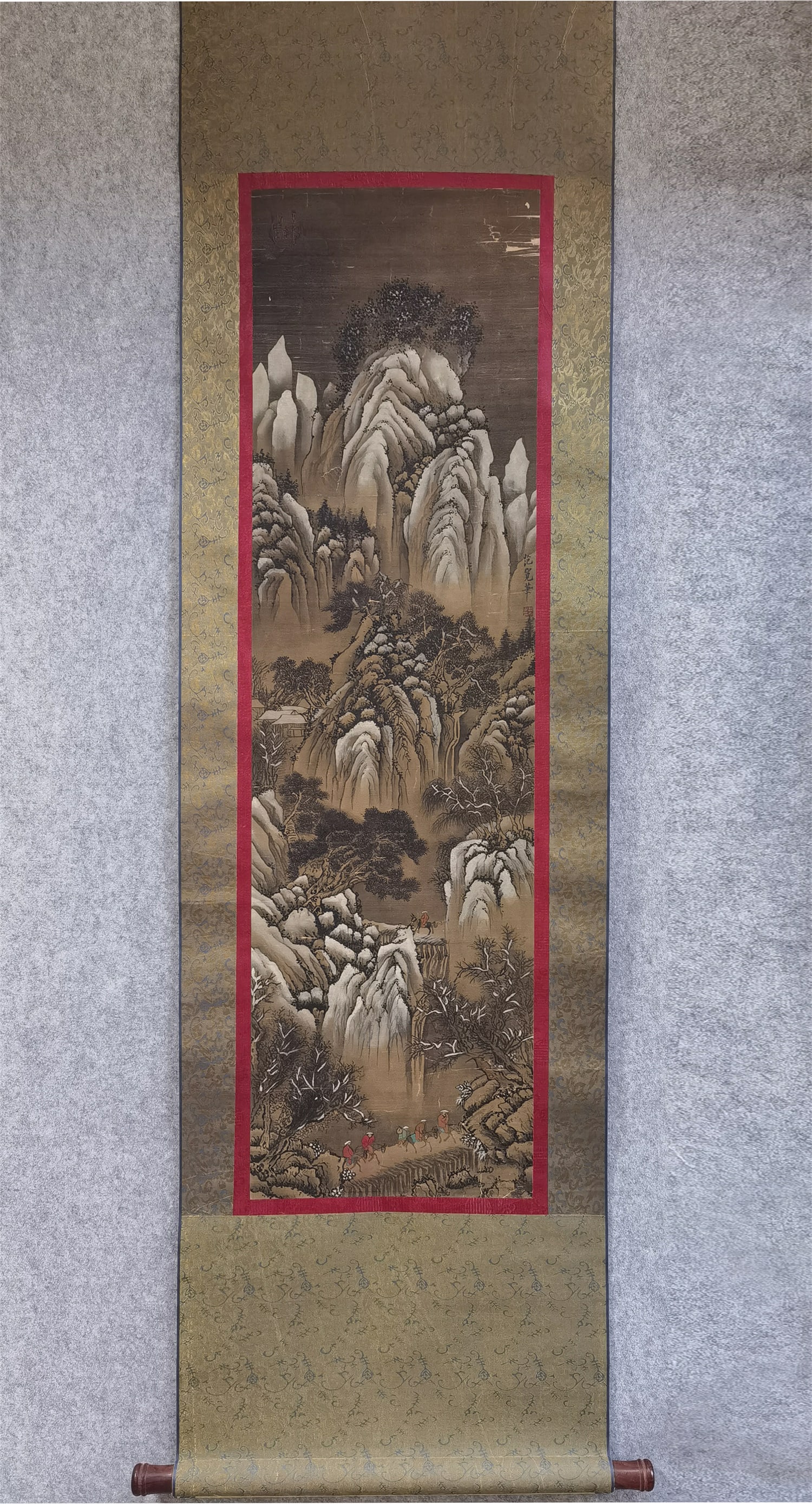 A Hanging Scroll Depicting Landscape - 9