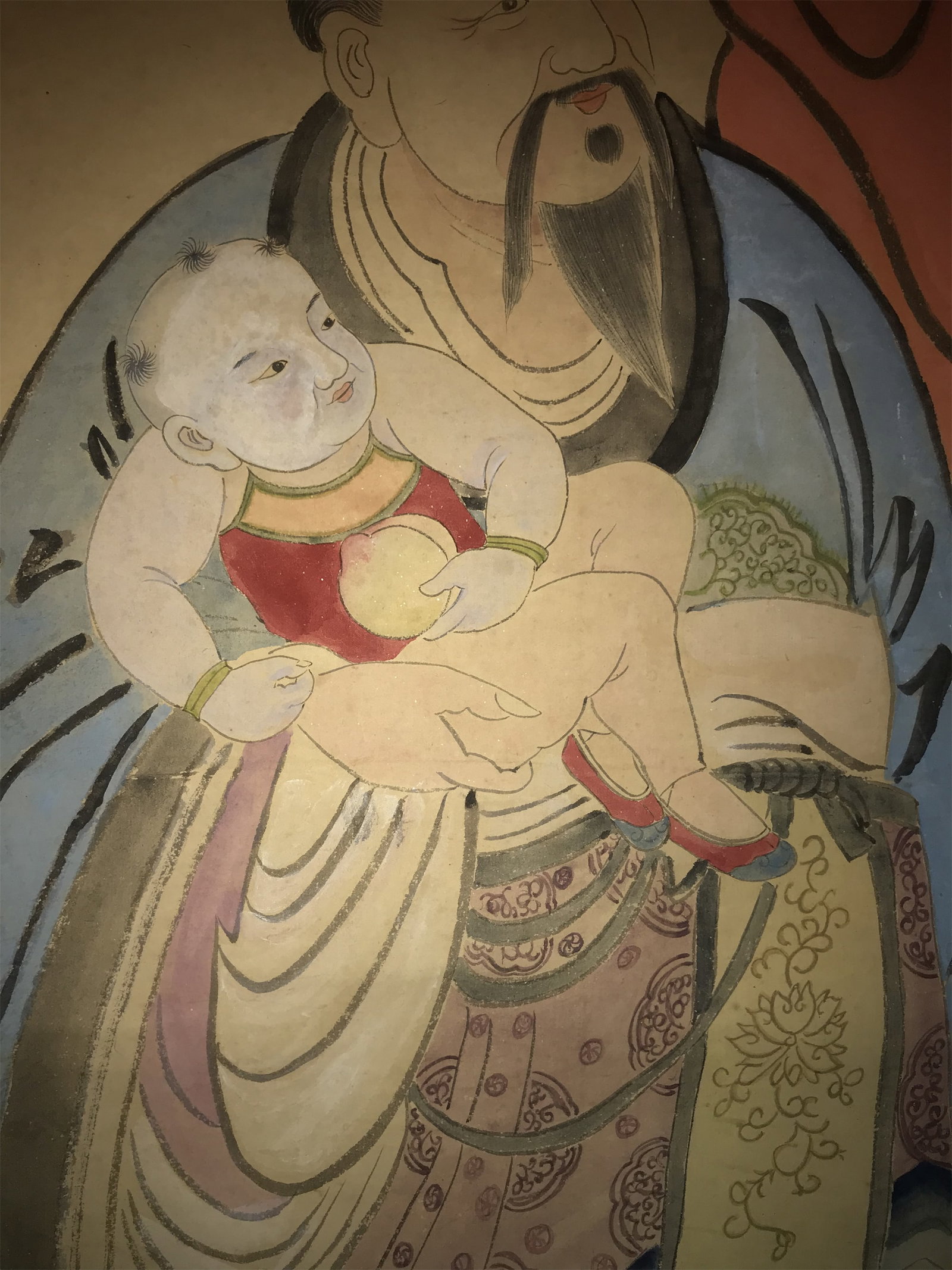 A Hanging Scroll Depicting Auspicious Theme - 4