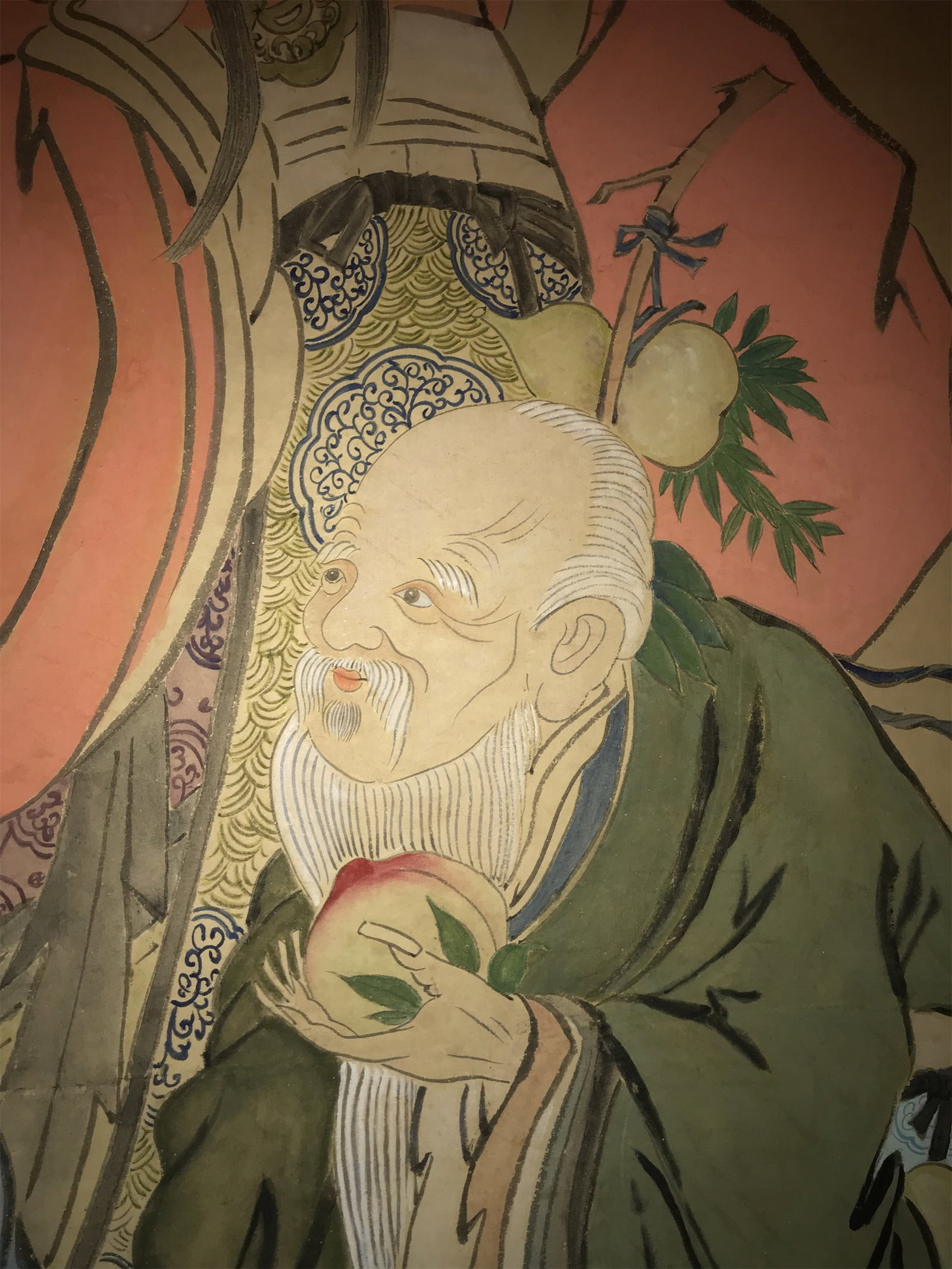 A Hanging Scroll Depicting Auspicious Theme - 7