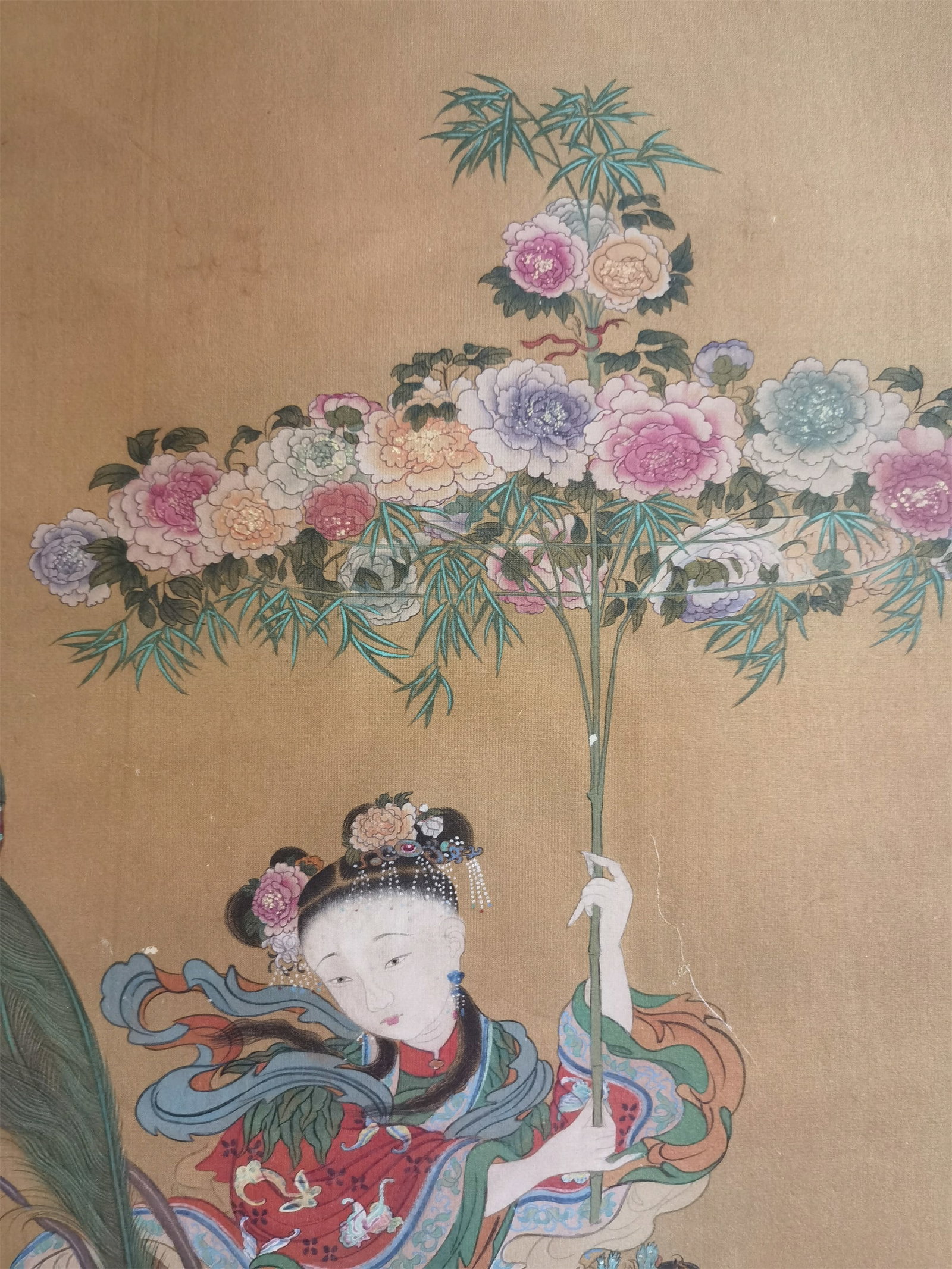 A Hanging Scroll Depicting Goddess - 2