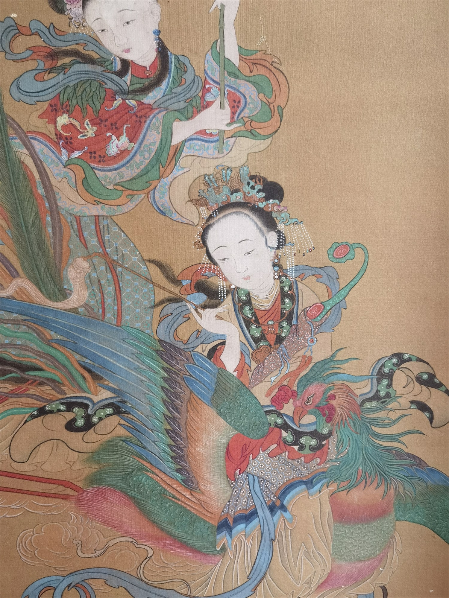 A Hanging Scroll Depicting Goddess - 3