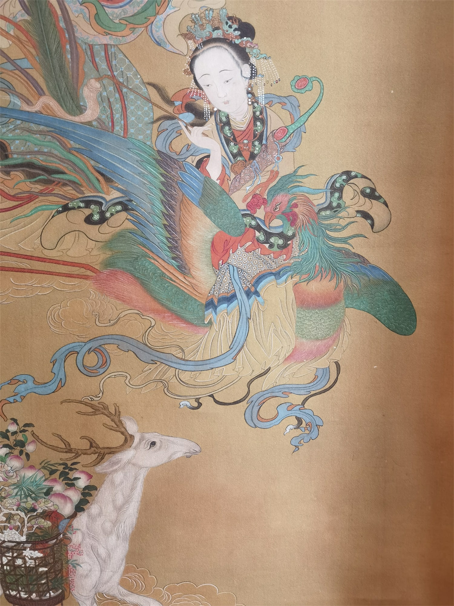 A Hanging Scroll Depicting Goddess - 5