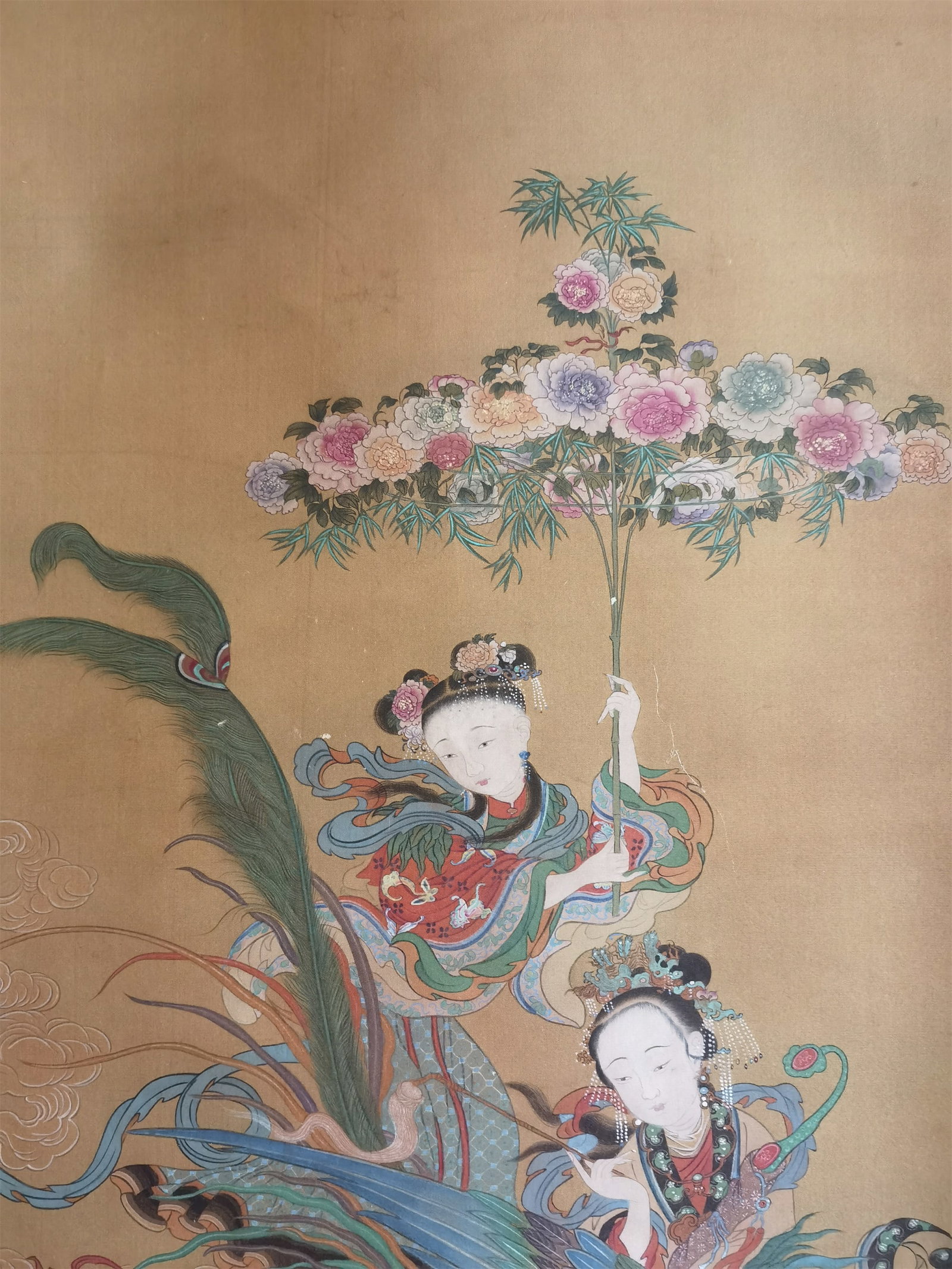 A Hanging Scroll Depicting Goddess - 6