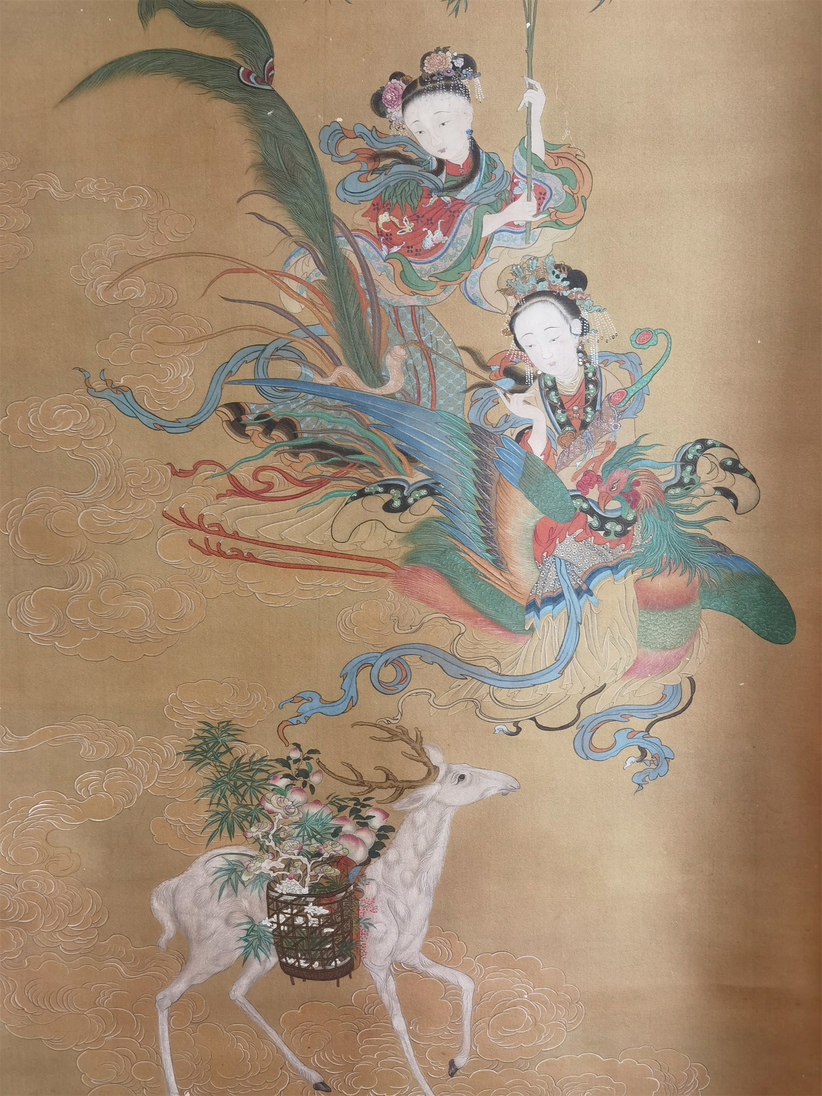 A Hanging Scroll Depicting Goddess - 7