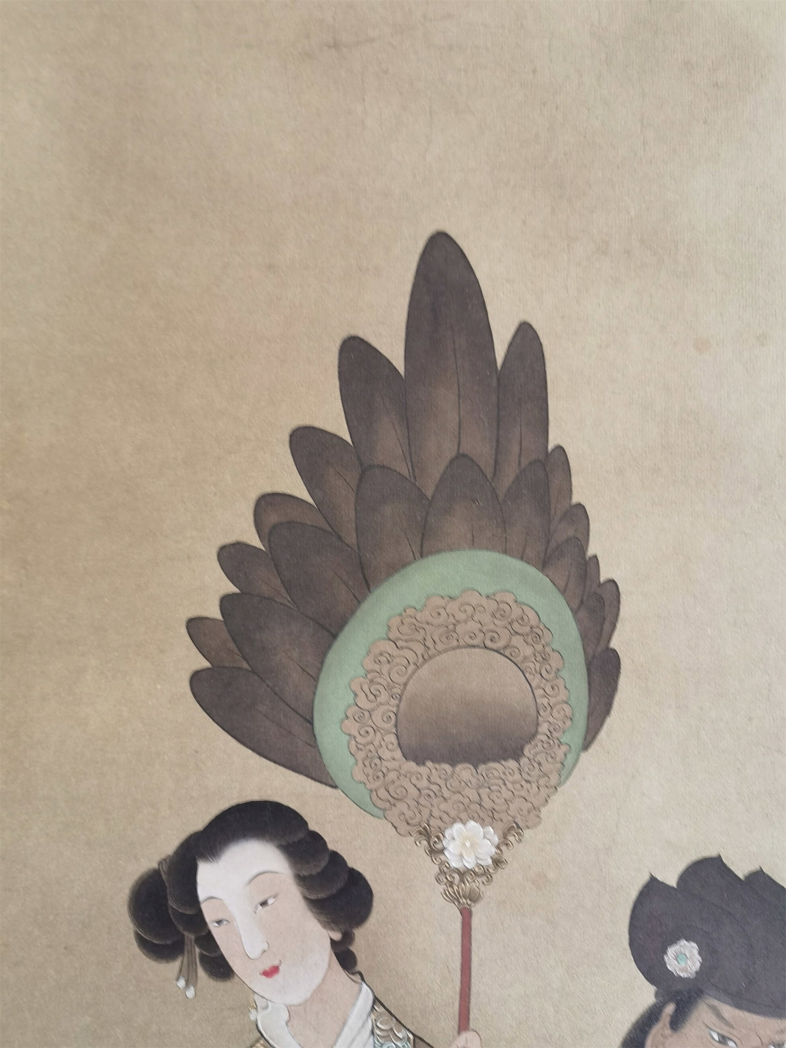 A Hanging Scroll Depicting Auspicious Figures - 2