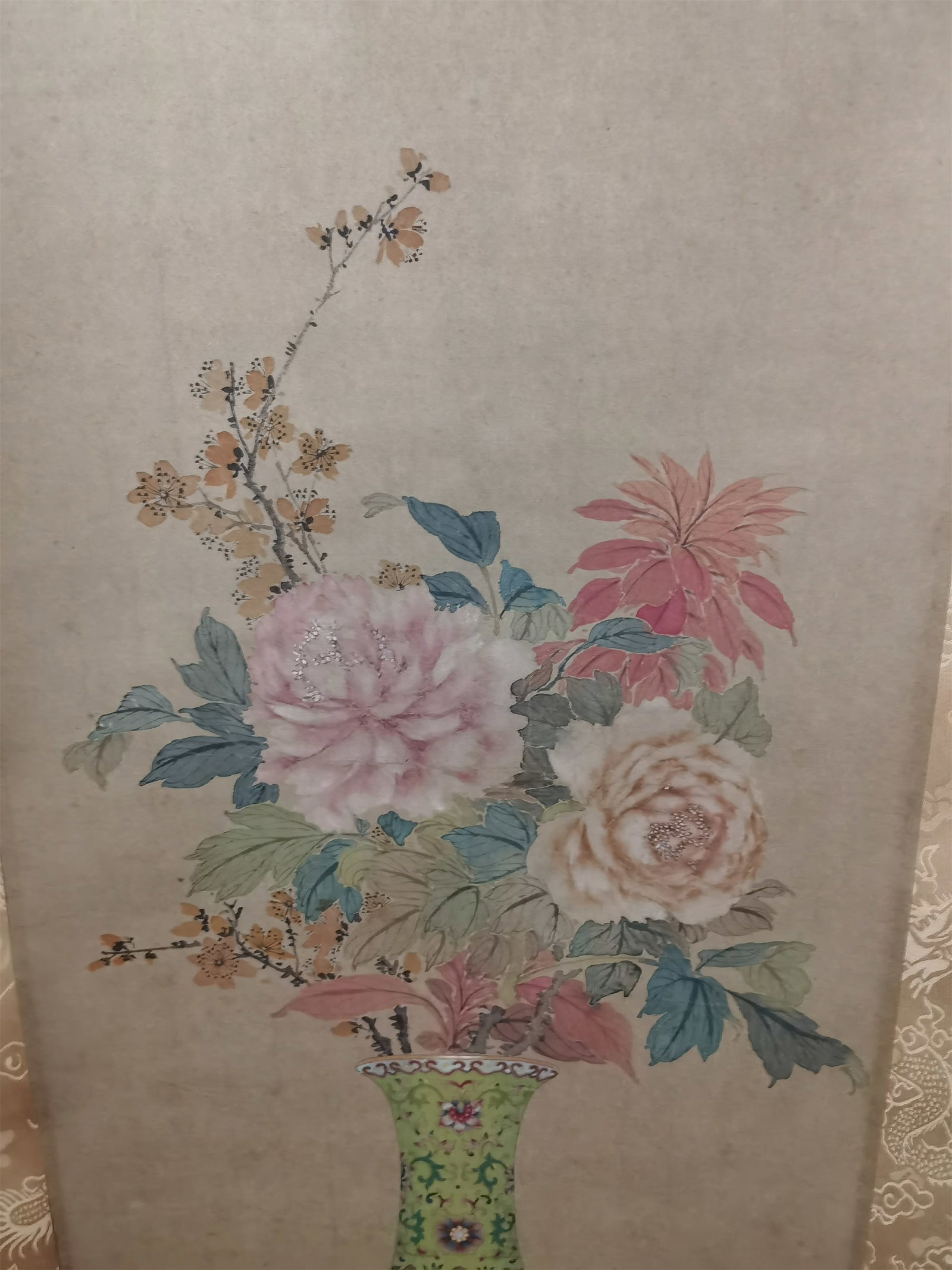 A Hanging Scroll Depicting Scholar's Objects - 5
