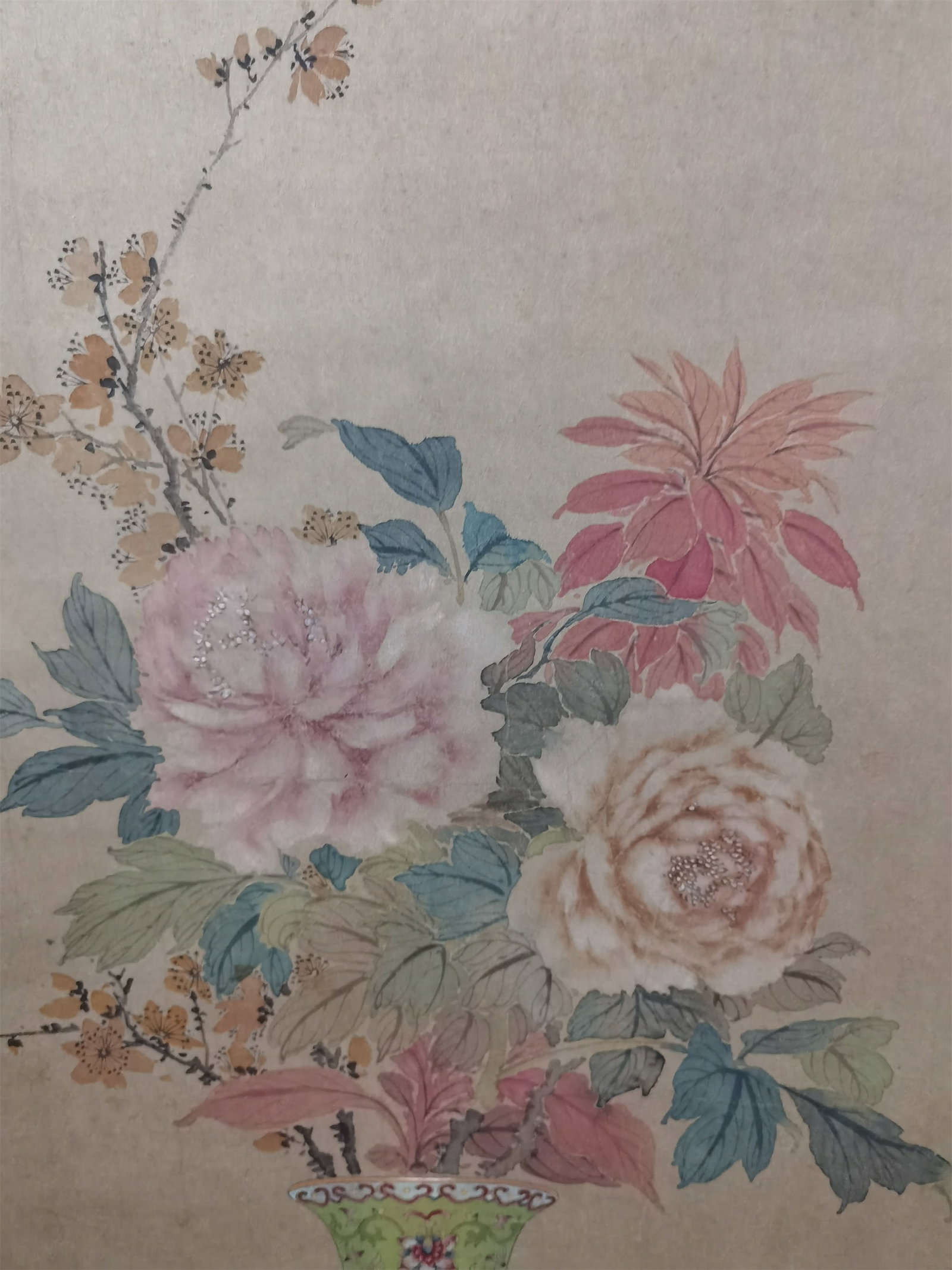 A Hanging Scroll Depicting Scholar's Objects - 8