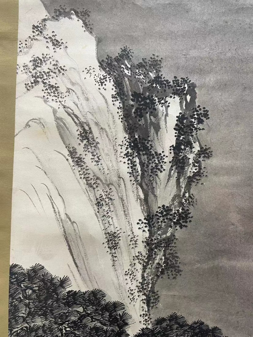 A Hanging Scroll Depicting Landscape - 4