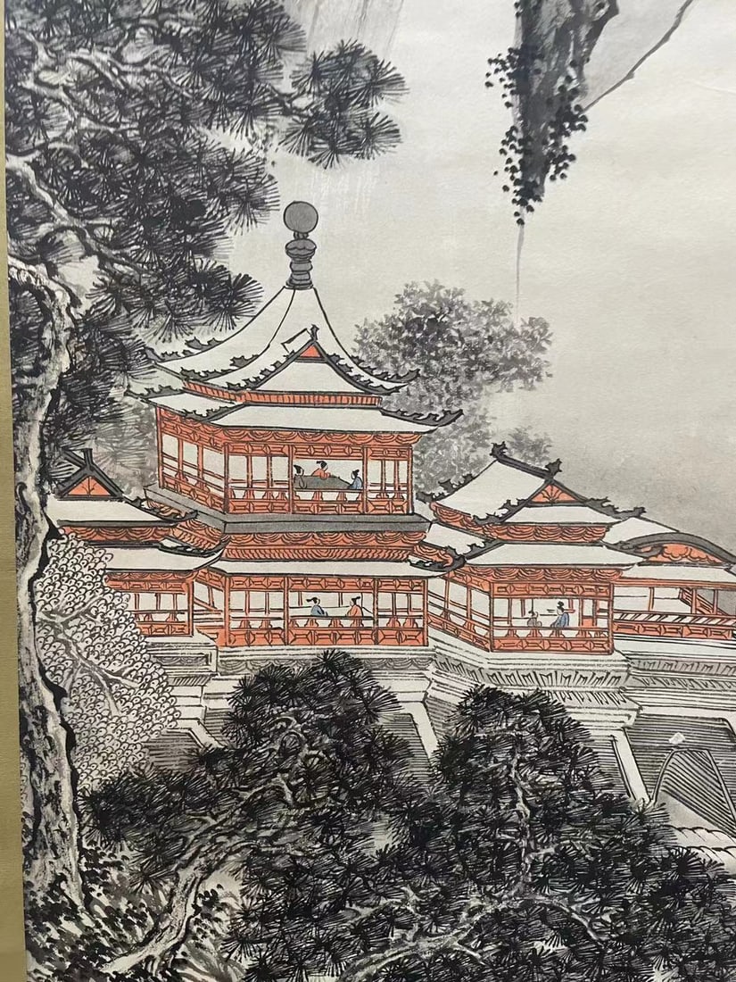 A Hanging Scroll Depicting Landscape - 6
