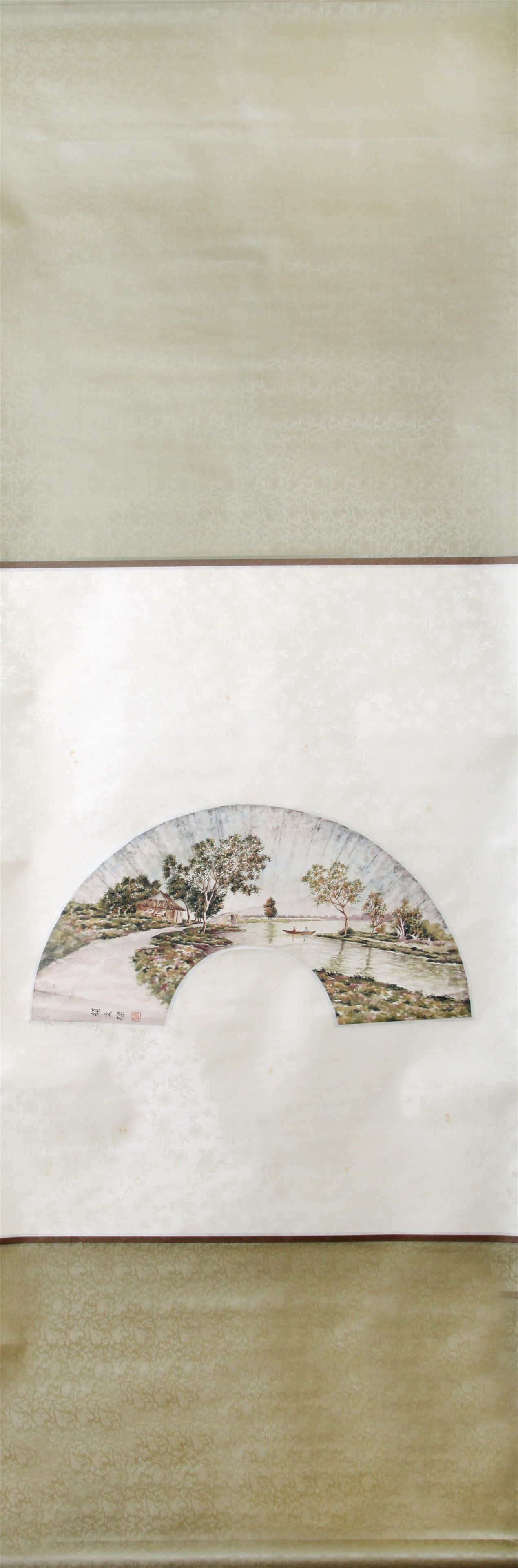 A Hanging Scroll Depicting Landscape - 2